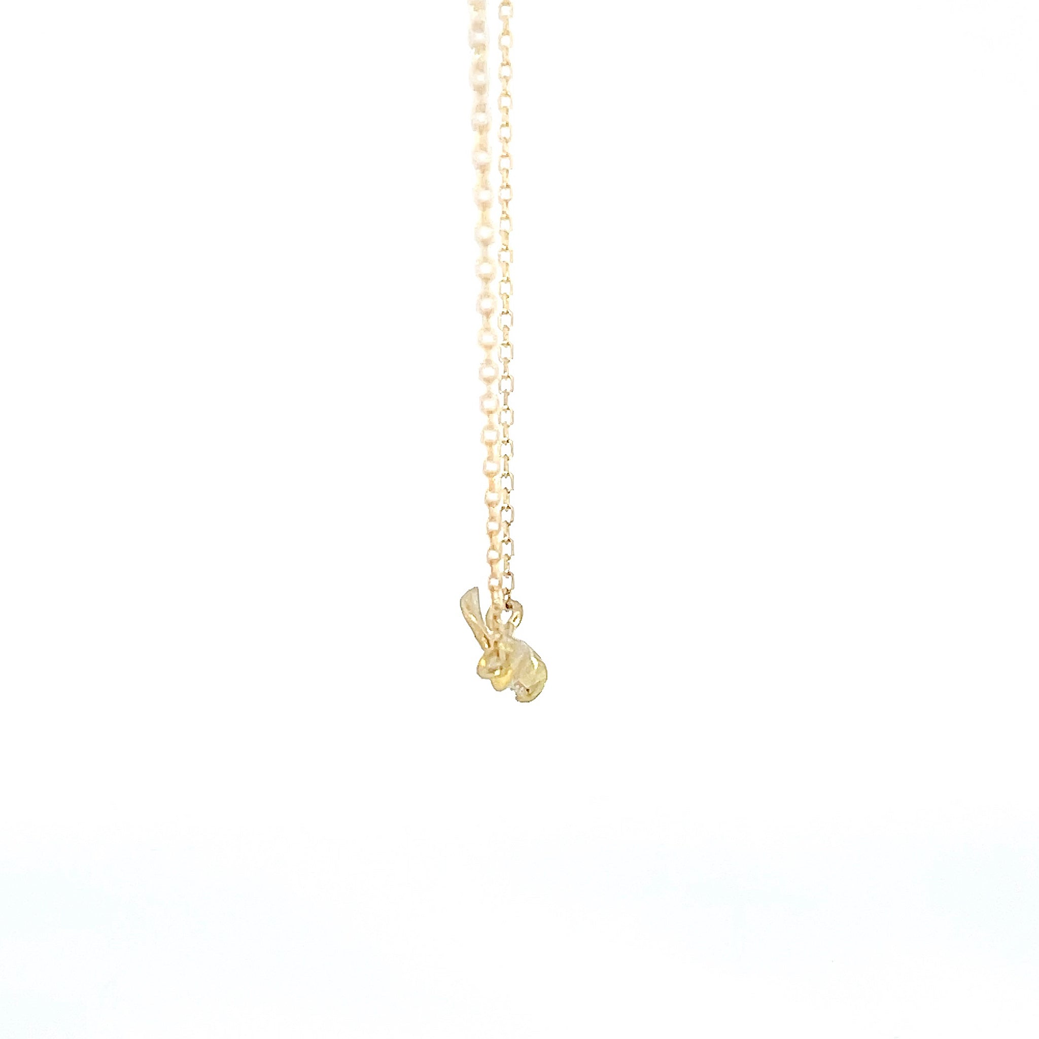 ダイヤモンド K10ネックレス(4月誕生石)《M0090004》