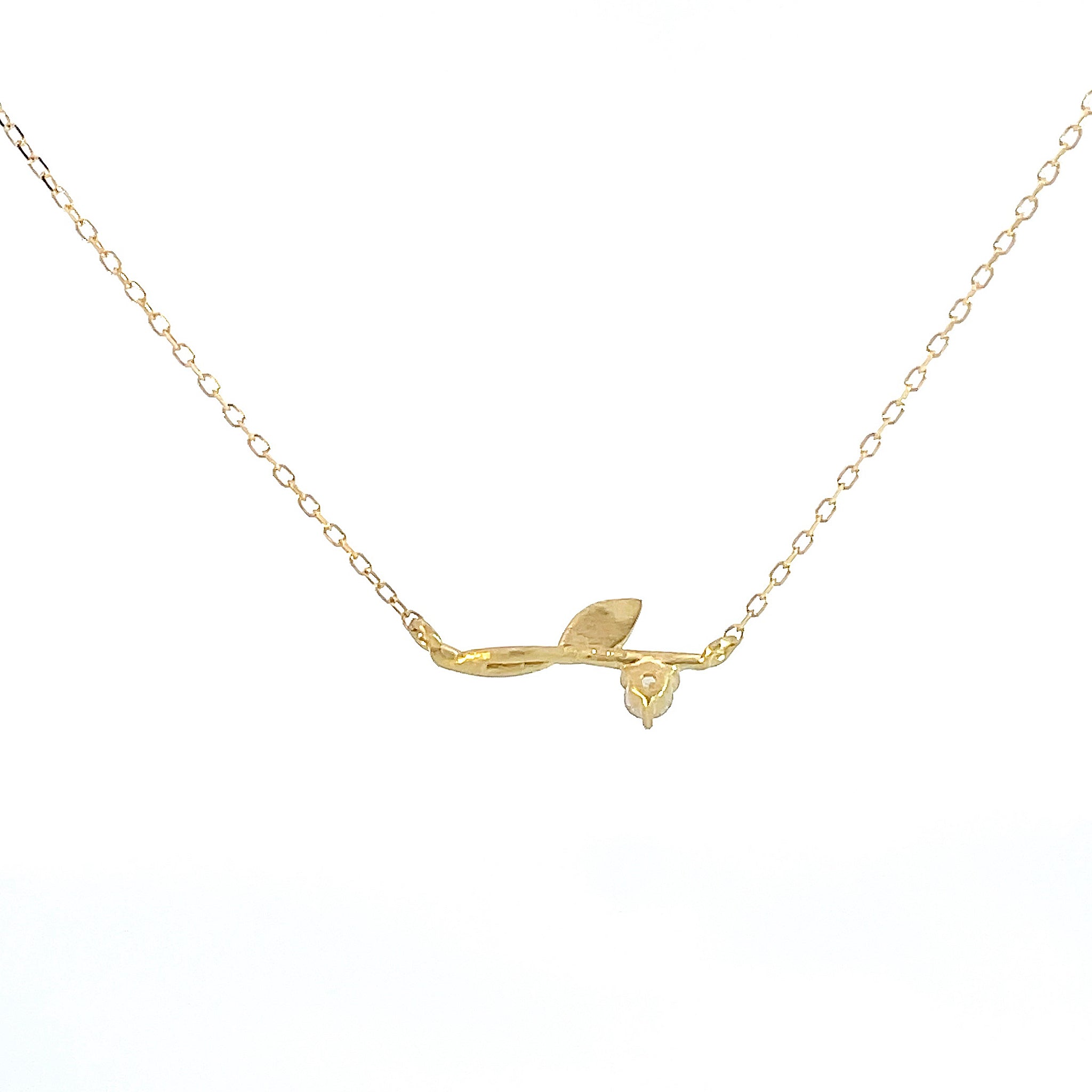 ダイヤモンド K10ネックレス(4月誕生石)《M0090004》