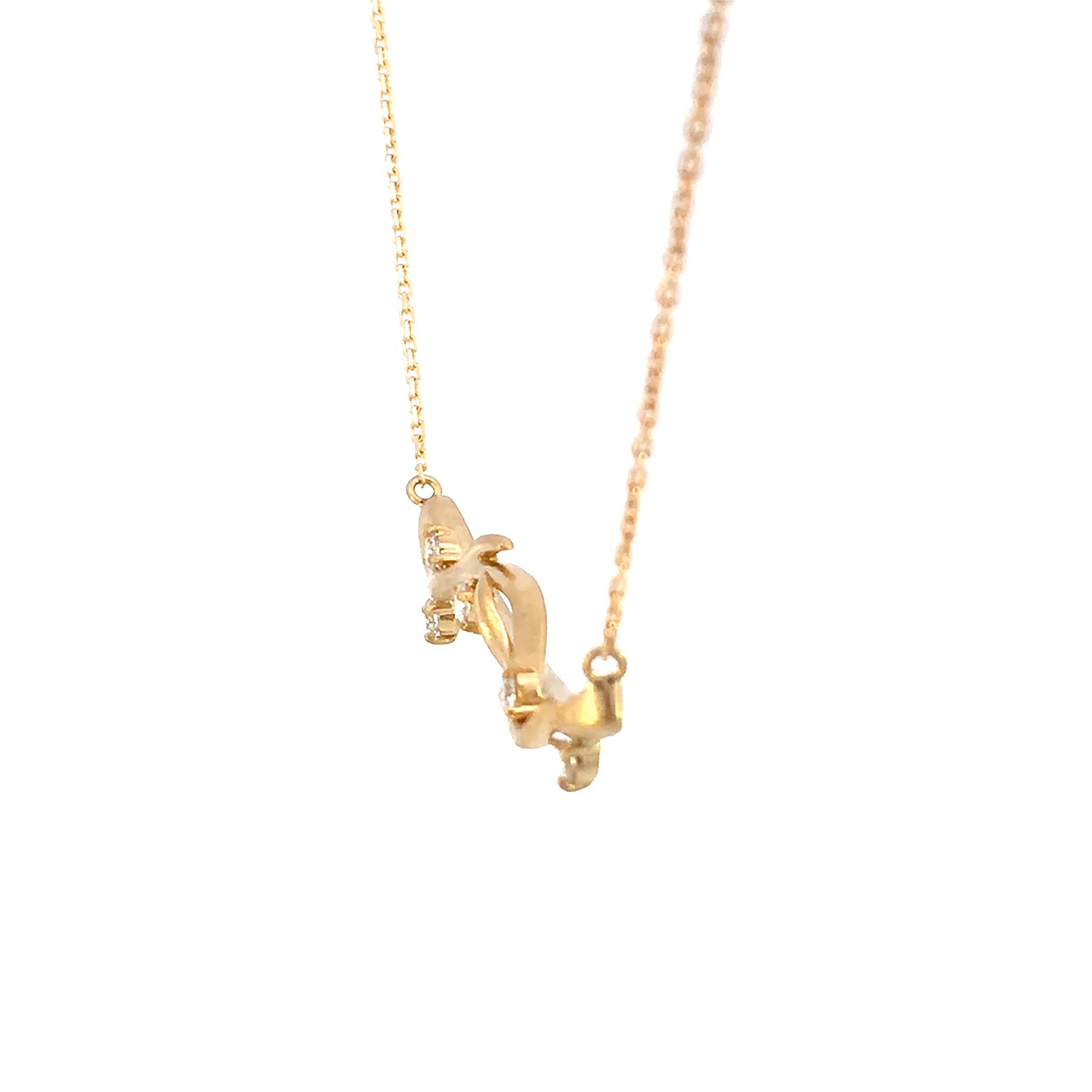 ダイヤモンド K10ネックレス(4月誕生石)《M0090008》