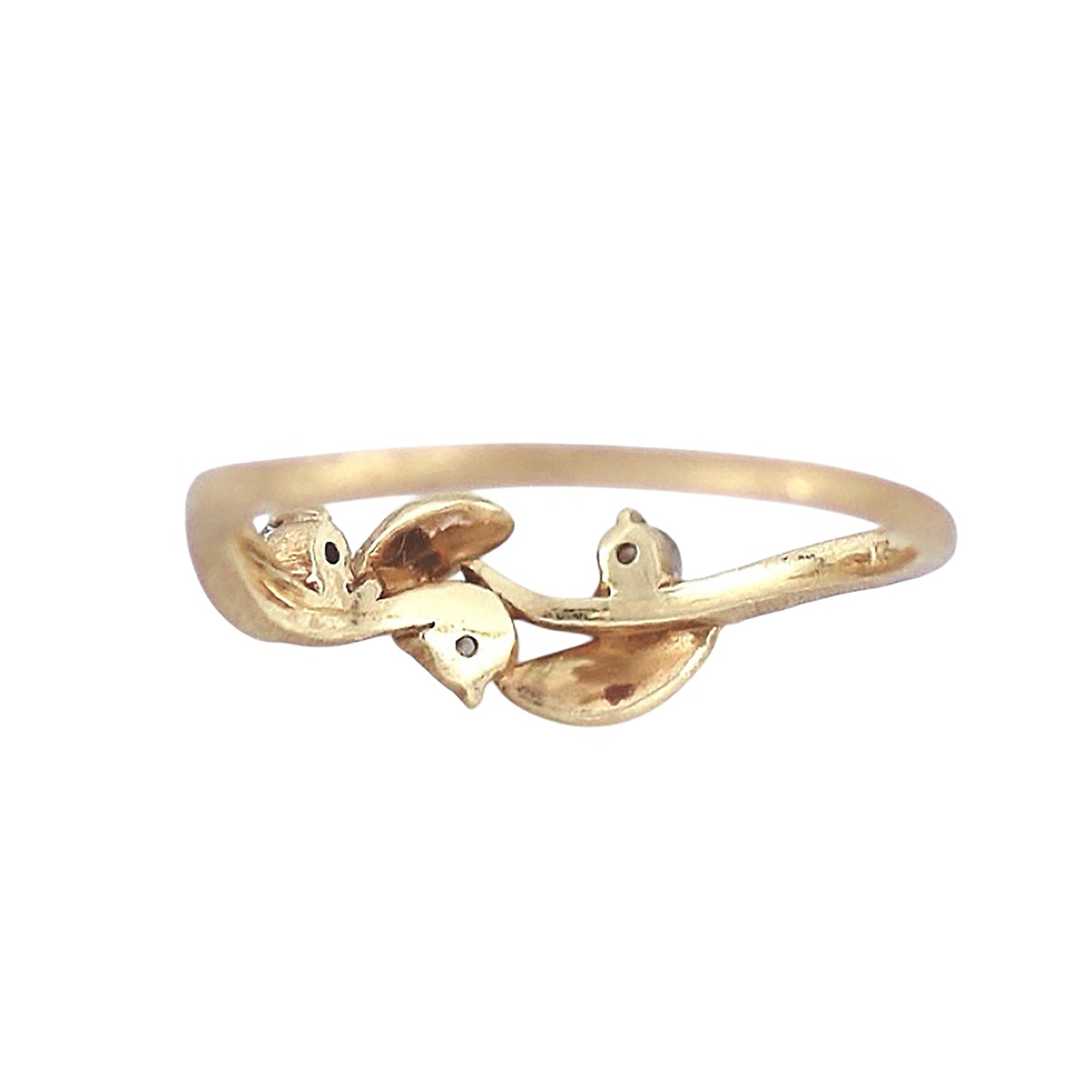 ダイヤモンド K10リング(4月誕生石)《M0090010》