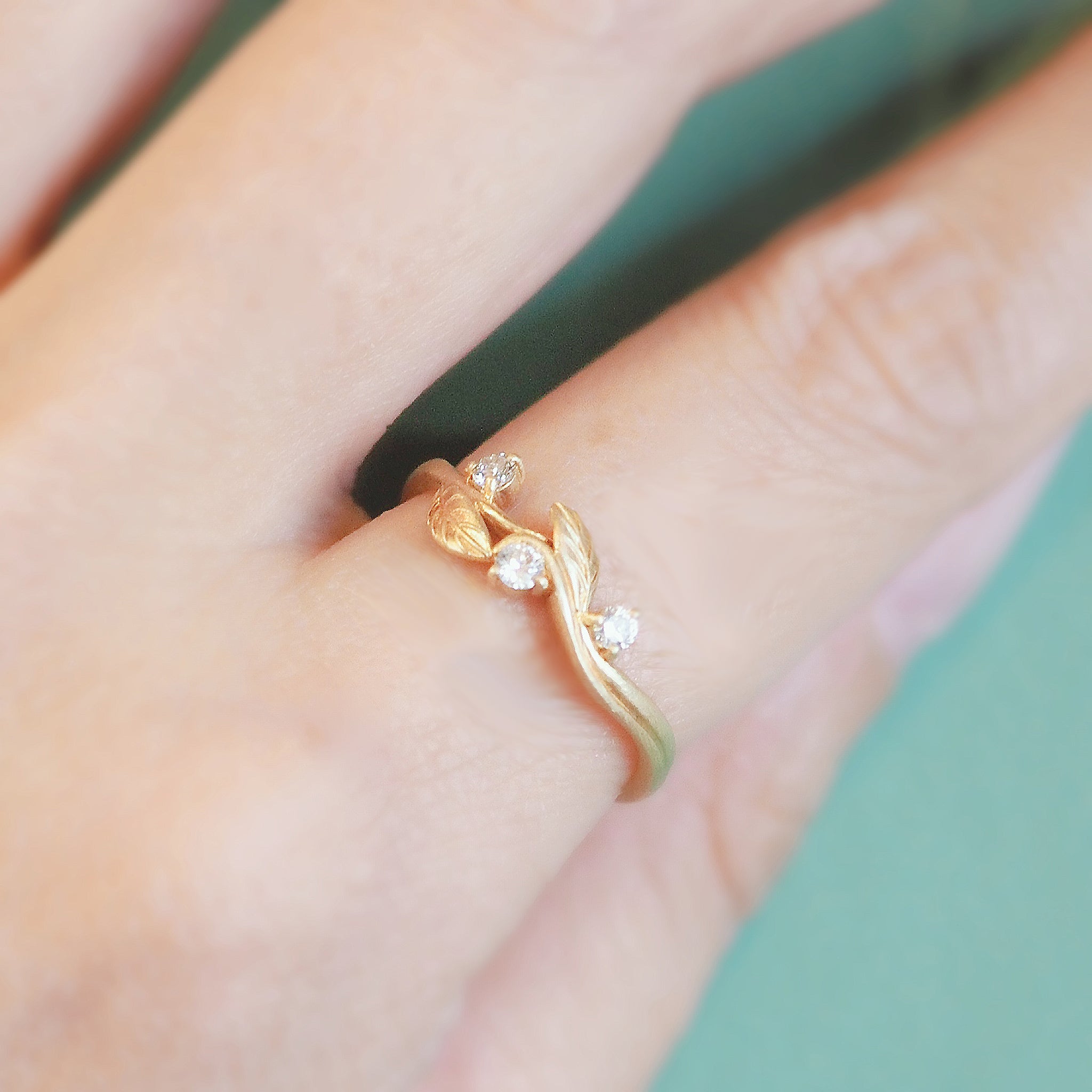 ダイヤモンド K10リング(4月誕生石)《M0090010》