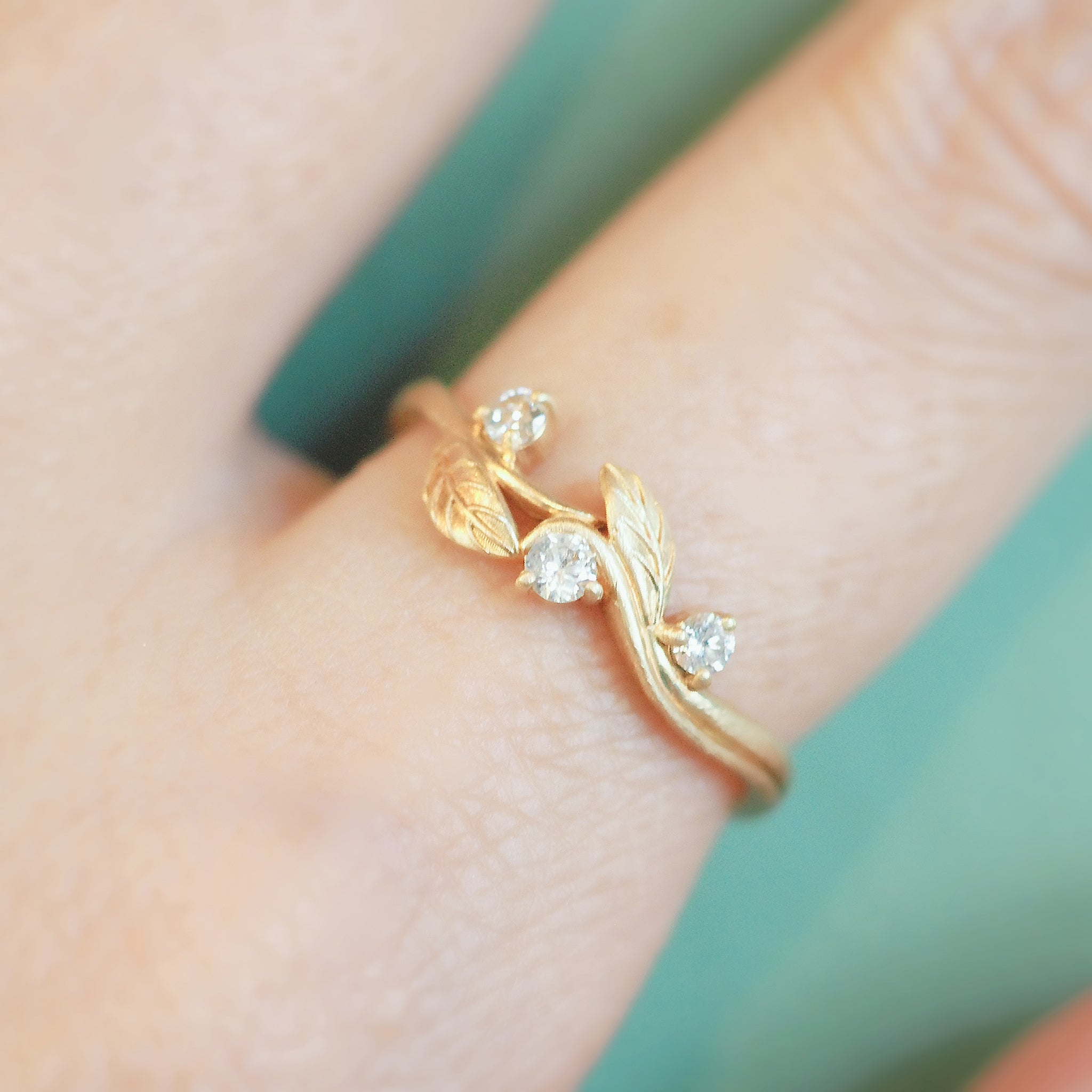 ダイヤモンド K10リング(4月誕生石)《M0090010》