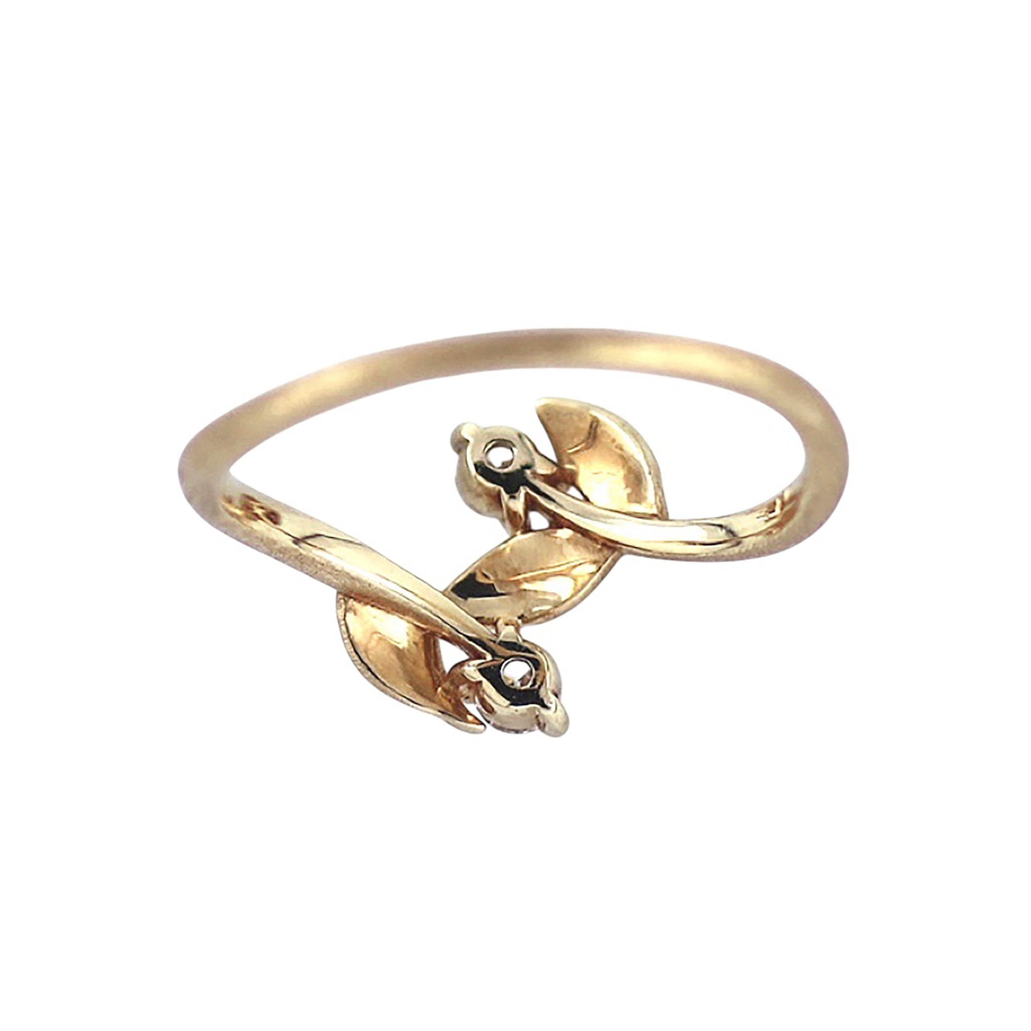 ダイヤモンド K10リング(4月誕生石)《M0090011》