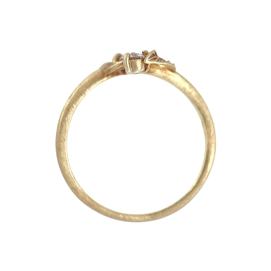 ダイヤモンド K10リング(4月誕生石)《M0090011》