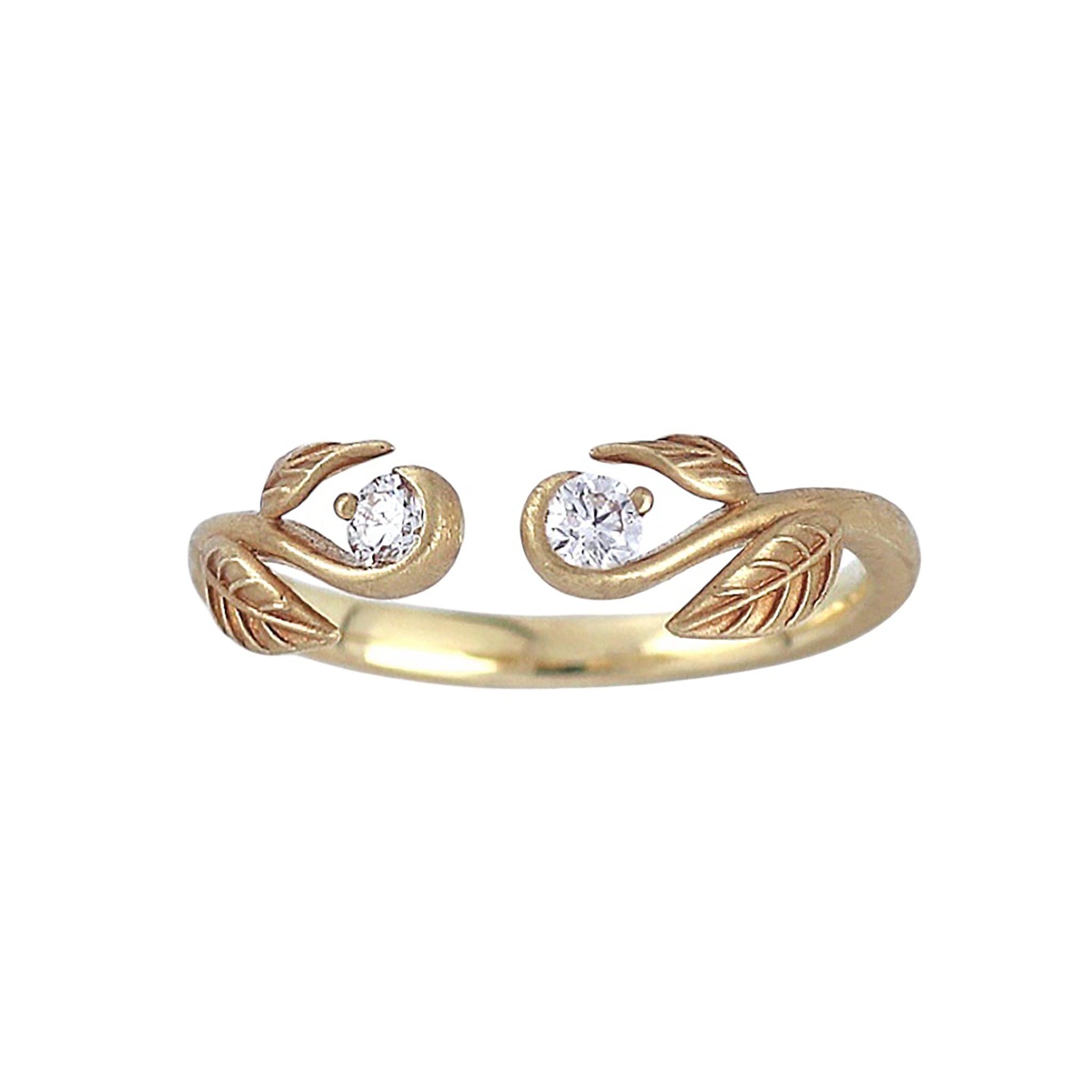 ダイヤモンド K10リング(4月誕生石)《M0090012》