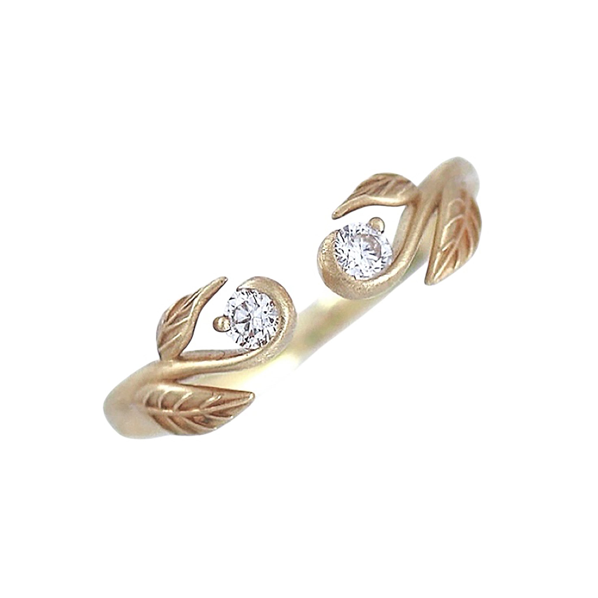 ダイヤモンド K10リング(4月誕生石)《M0090012》