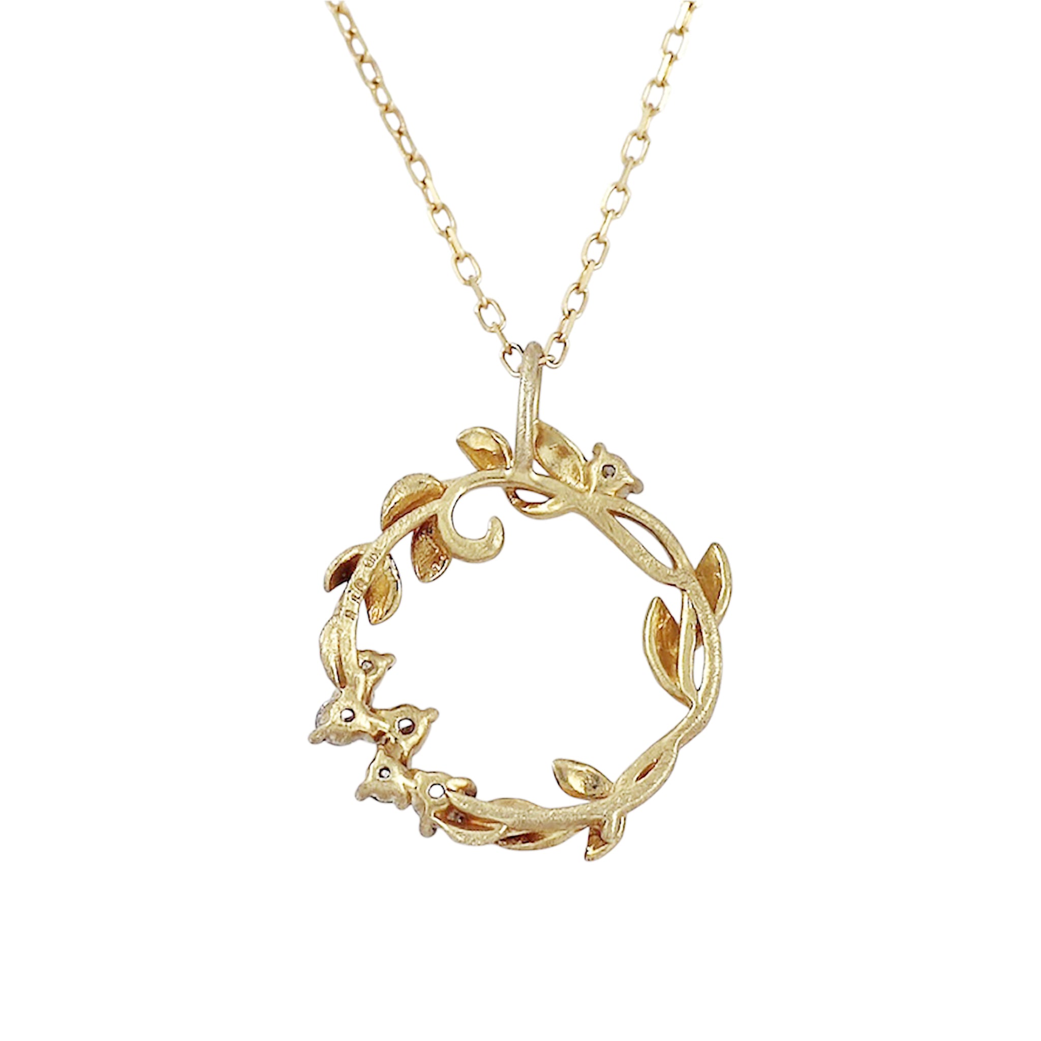 ダイヤモンド K10ネックレス(4月誕生石)《M0090015》