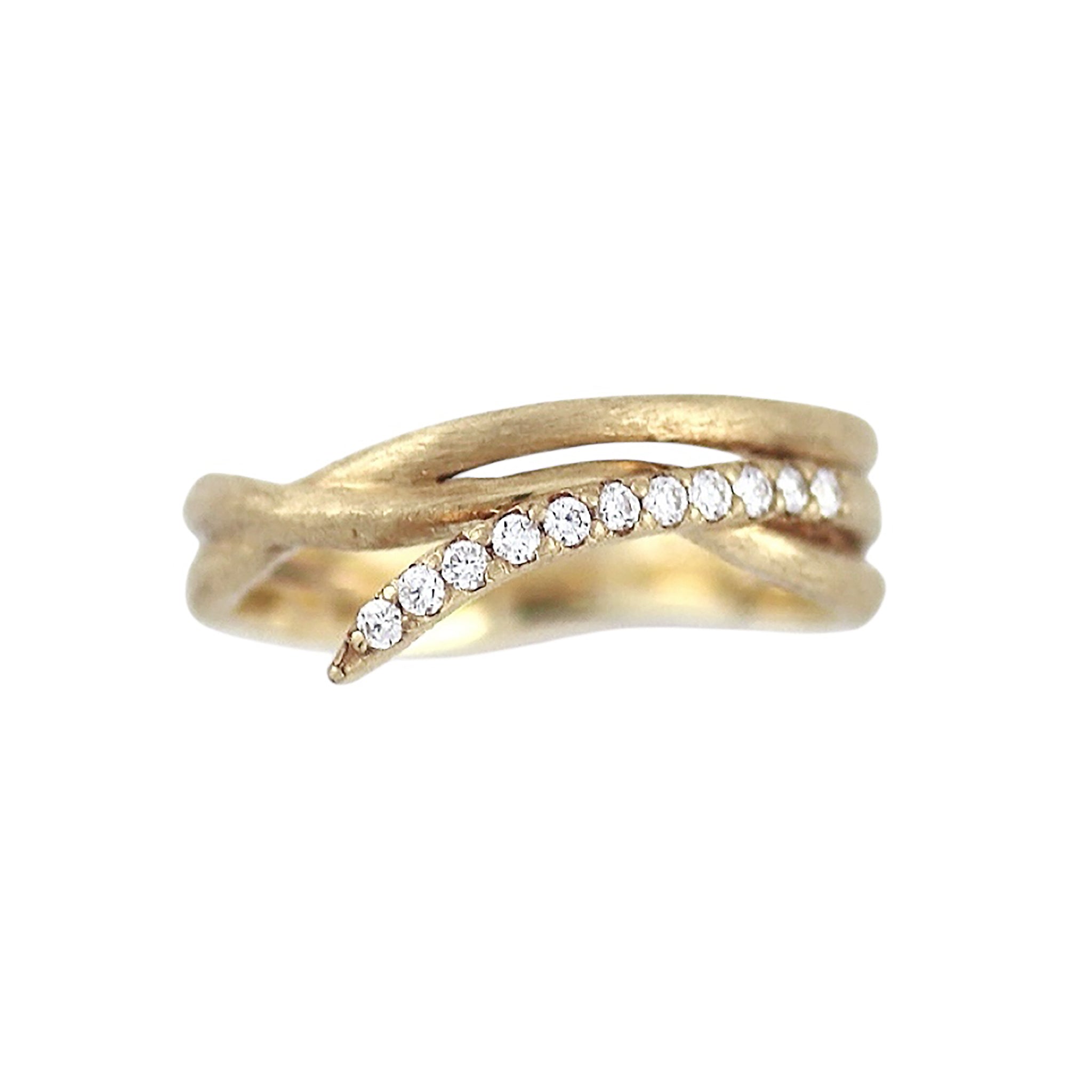 ダイヤモンド K10リング(4月誕生石)《M0090018》