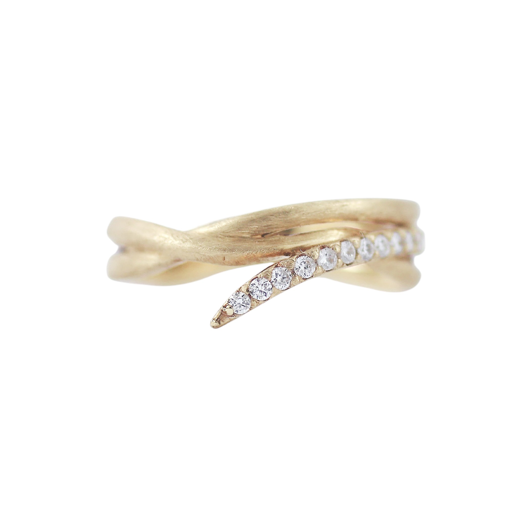 ダイヤモンド K10リング(4月誕生石)《M0090018》