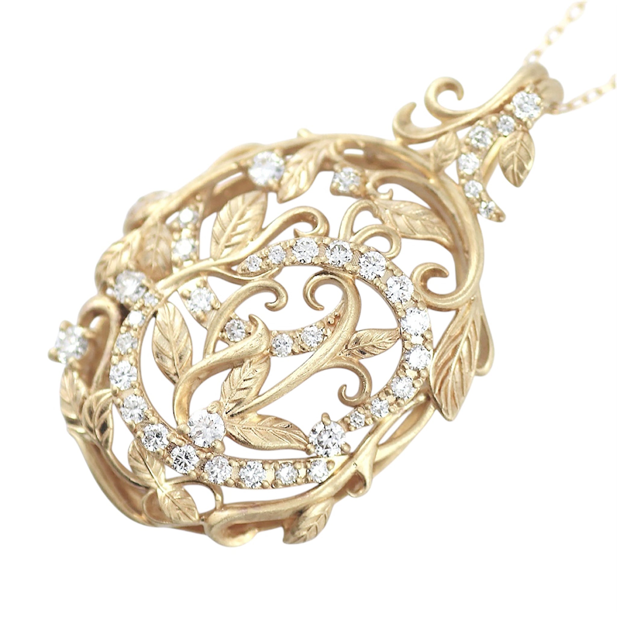 ダイヤモンド K10ネックレス(4月誕生石)《M0090021》