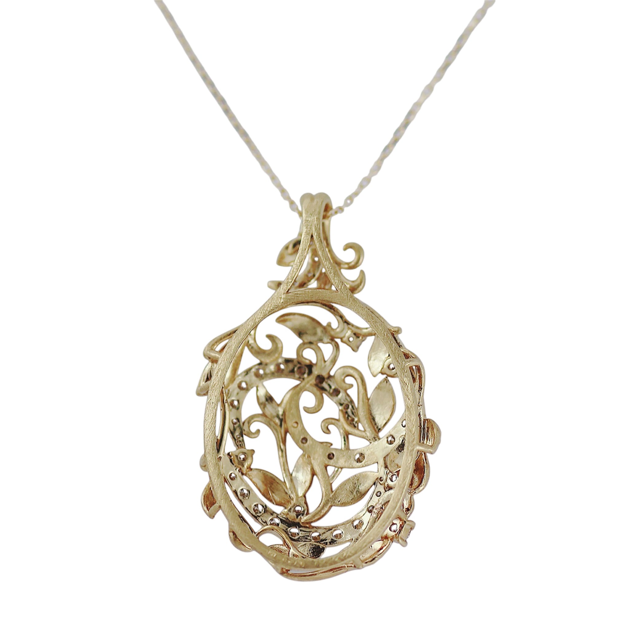 ダイヤモンド K10ネックレス(4月誕生石)《M0090021》