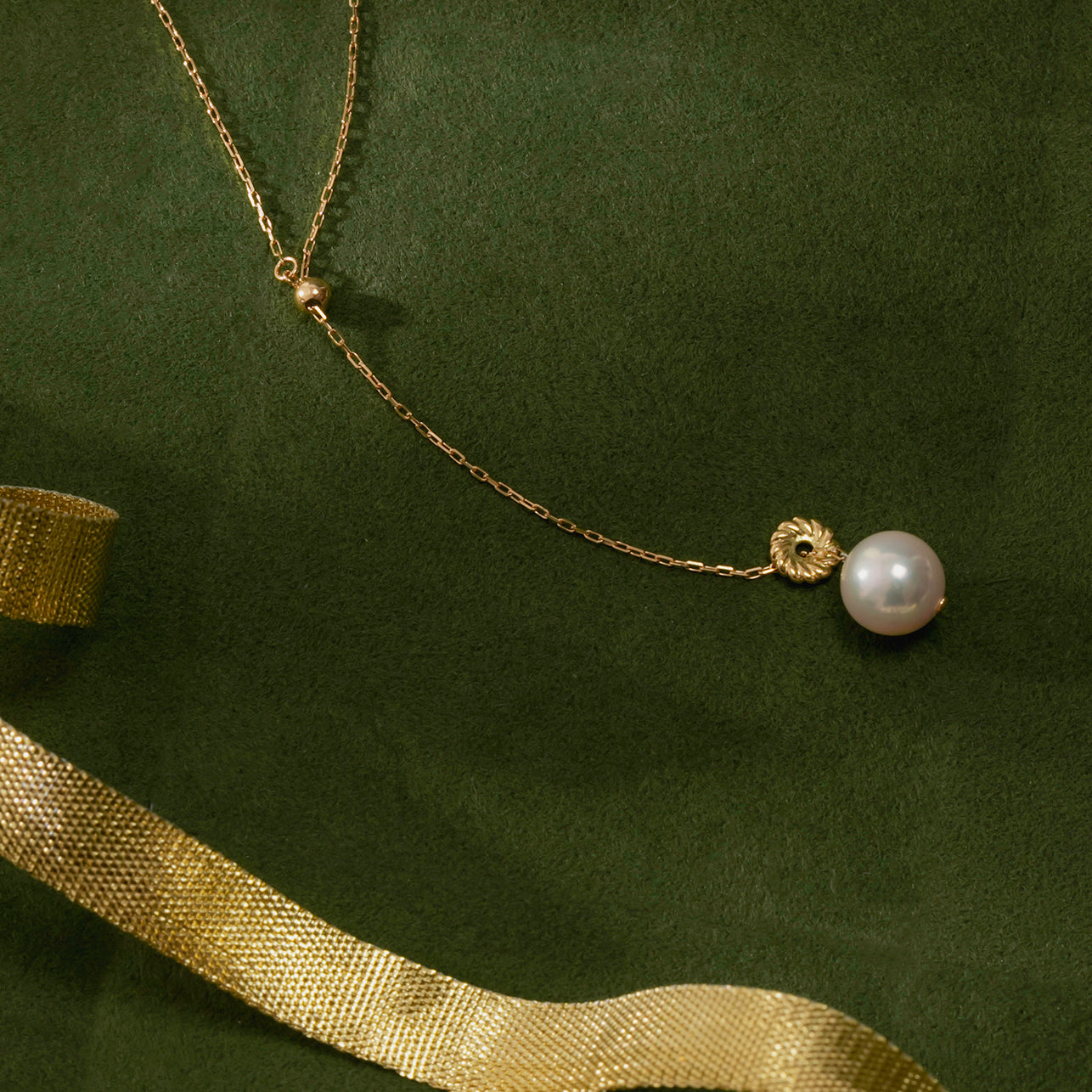 パール K18ネックレス(アコヤ真珠/7.5mm/6月誕生石)〈M0110004〉