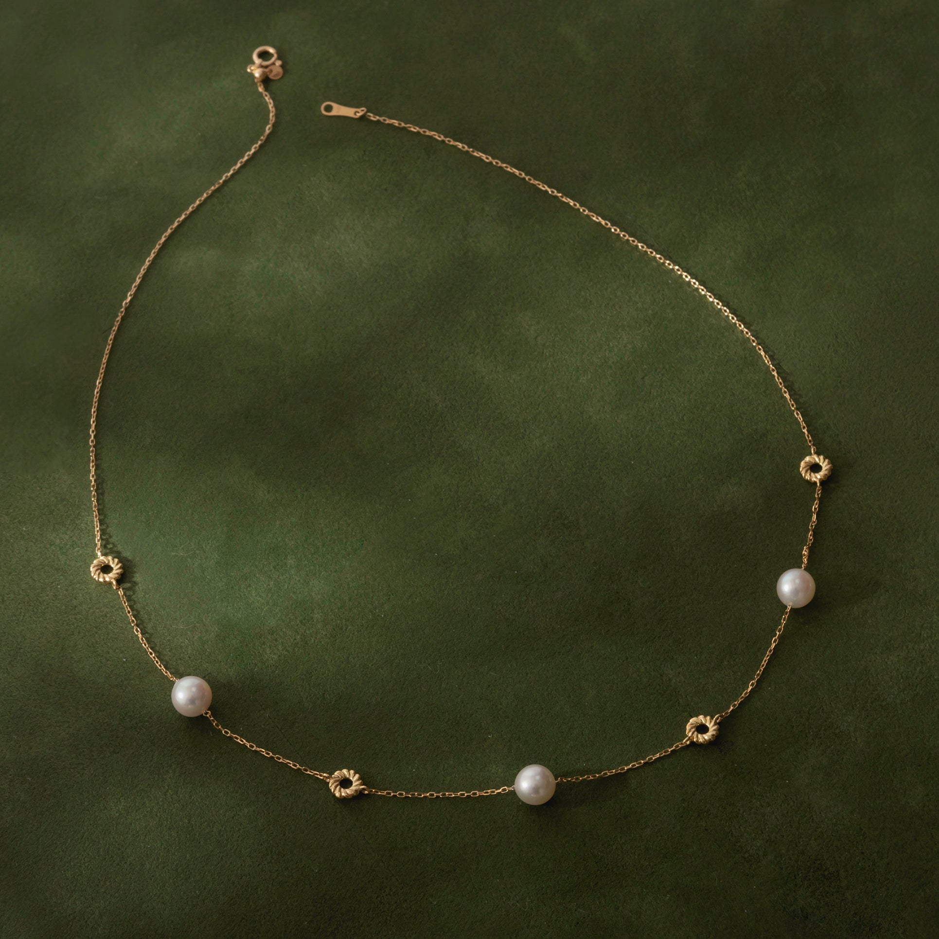 パール K18ネックレス(アコヤ真珠/6.5mm/6月誕生石)〈M0110008〉