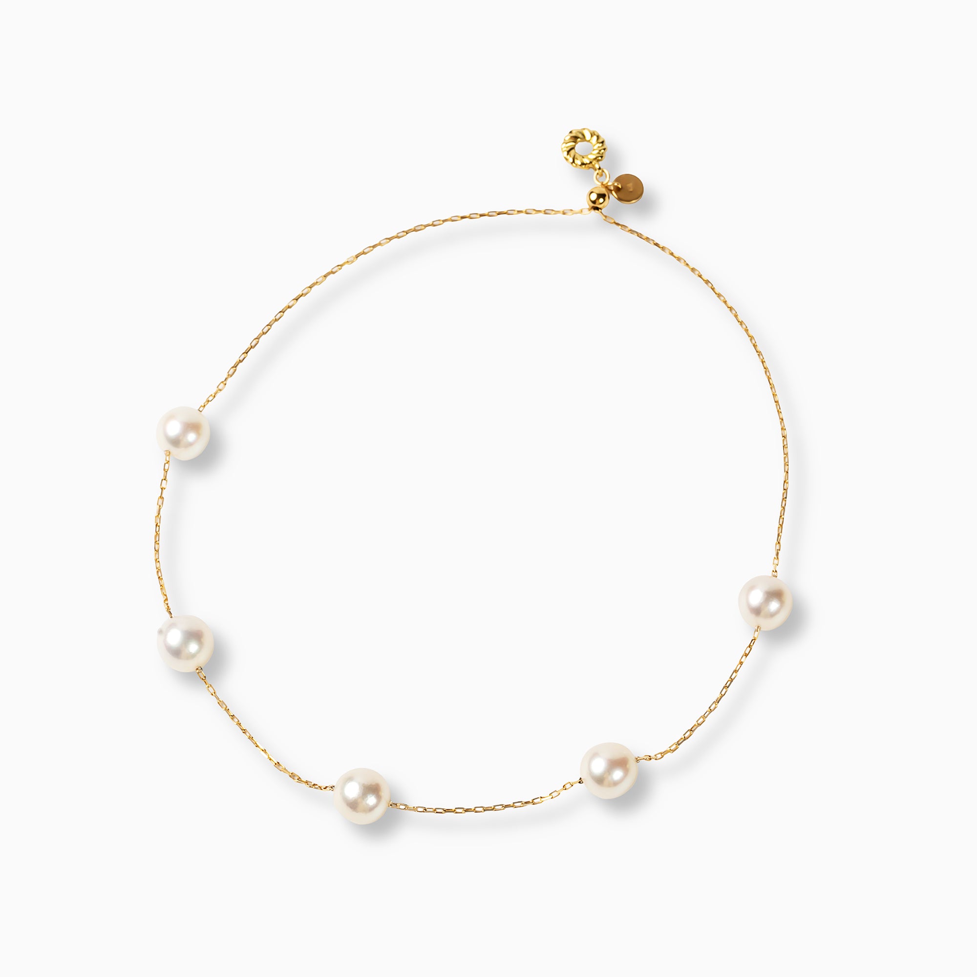 パール K18ブレスレット(アコヤ真珠/6.5mm/6月誕生石)《M0110009》