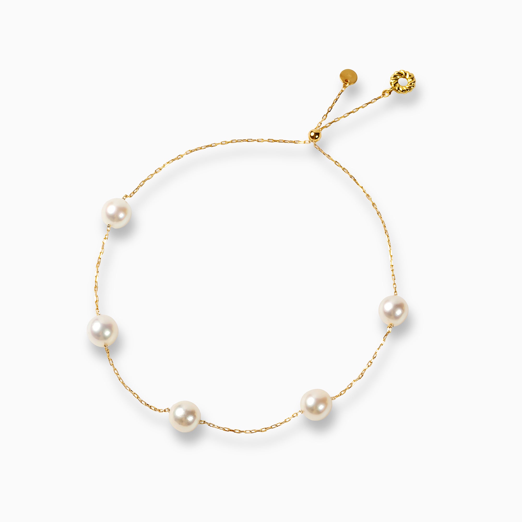 パール K18ブレスレット(アコヤ真珠/6.5mm/6月誕生石)《M0110009》