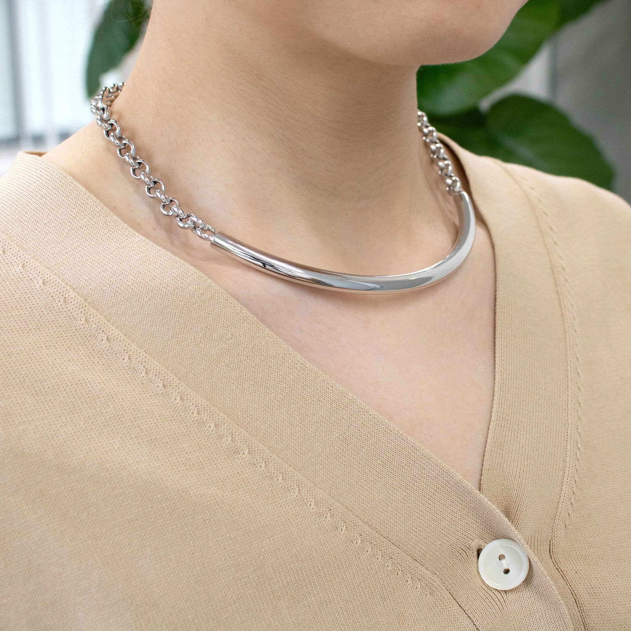 シルバーネックレス《M0120005》