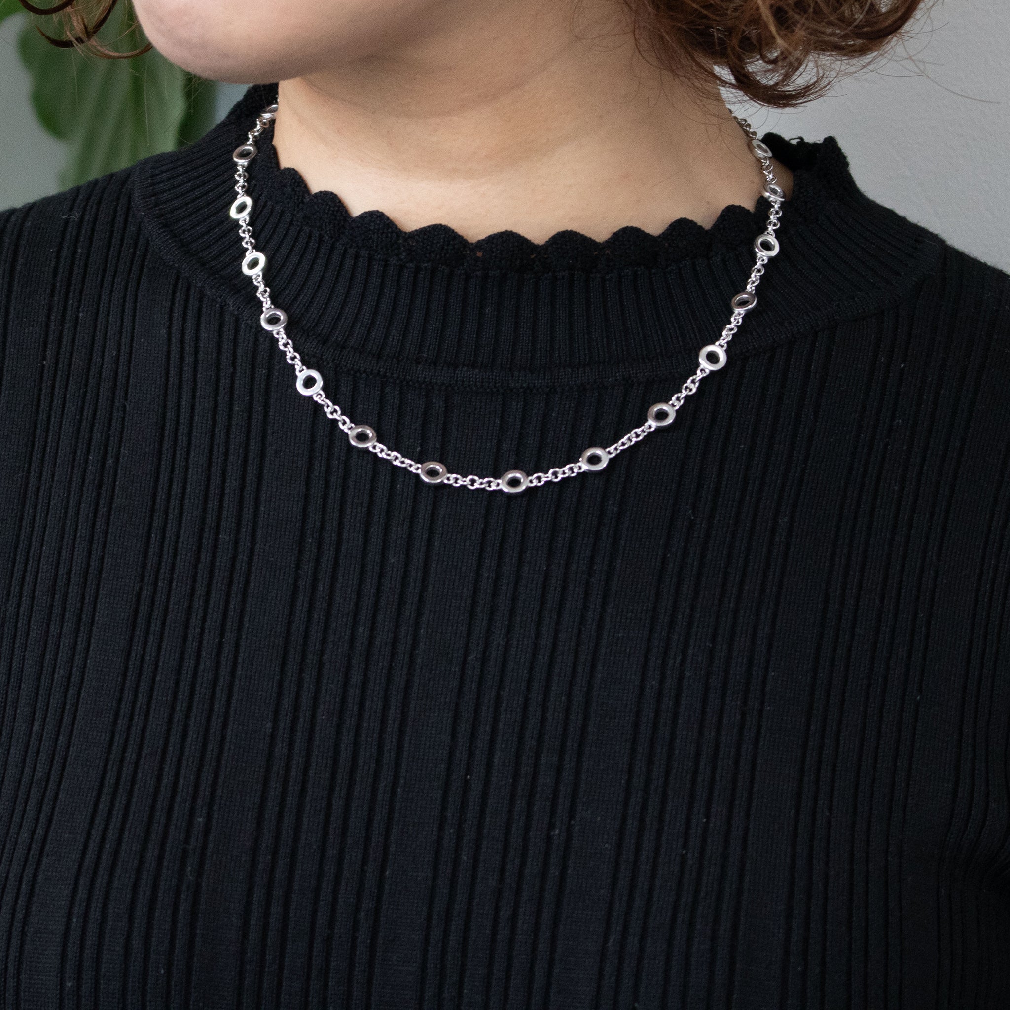 シルバーネックレス《M0120006》