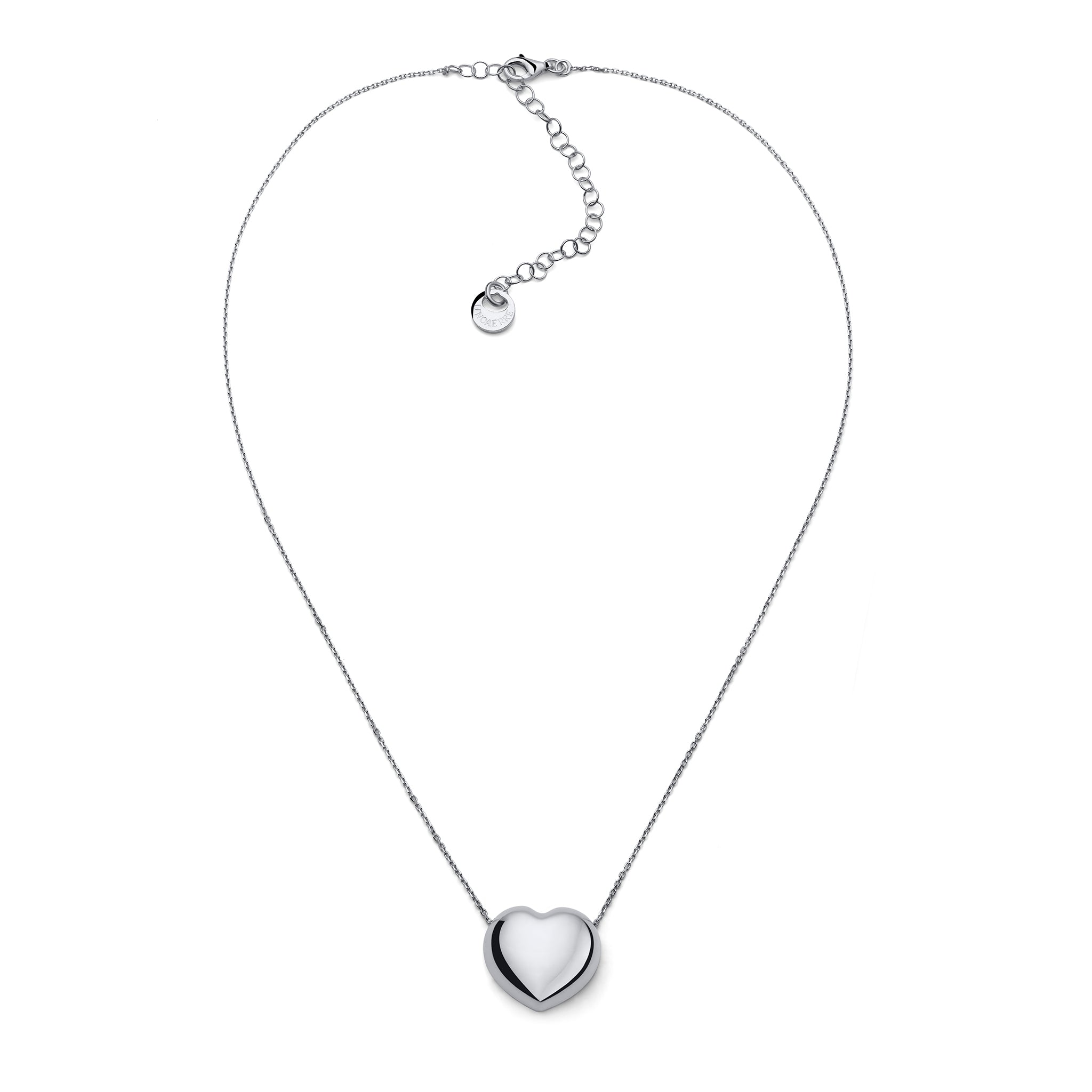 シルバーネックレス(ハートモチーフ)《M0120015》