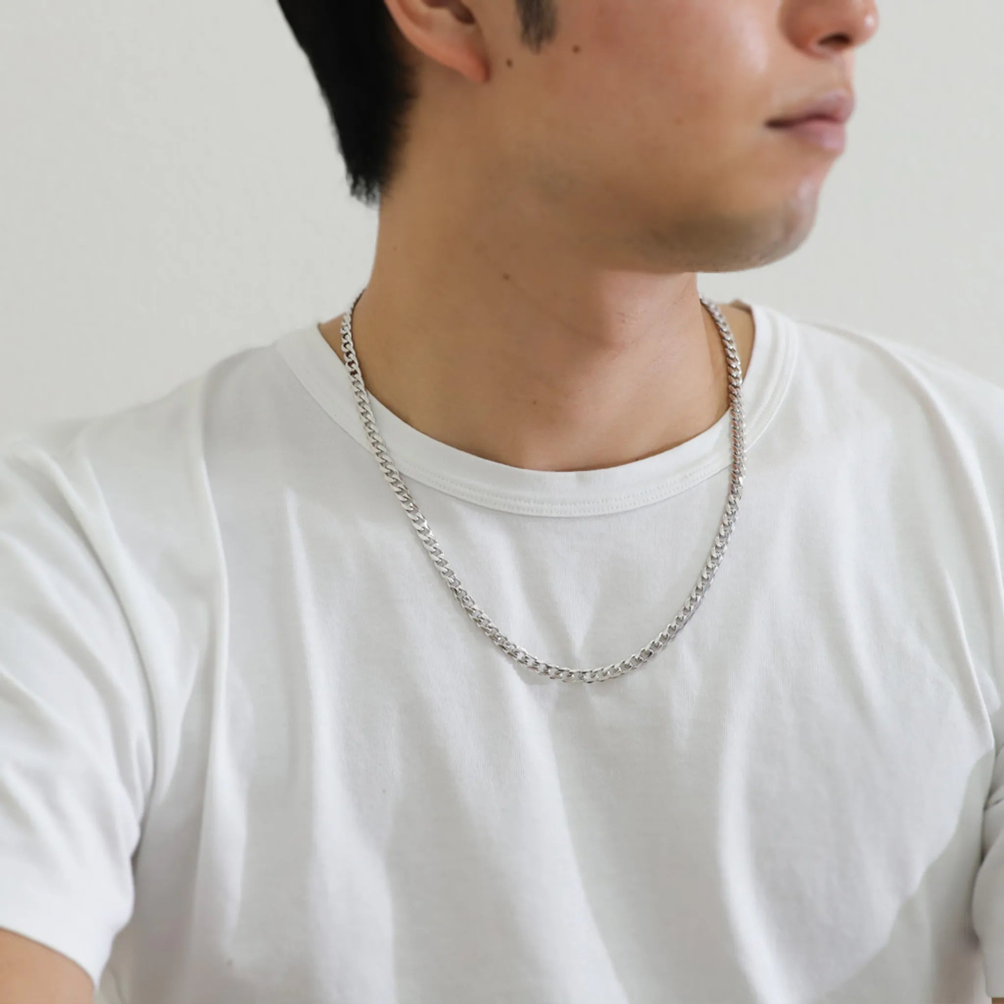 シルバーネックレス(イタリア製)《M0120021》