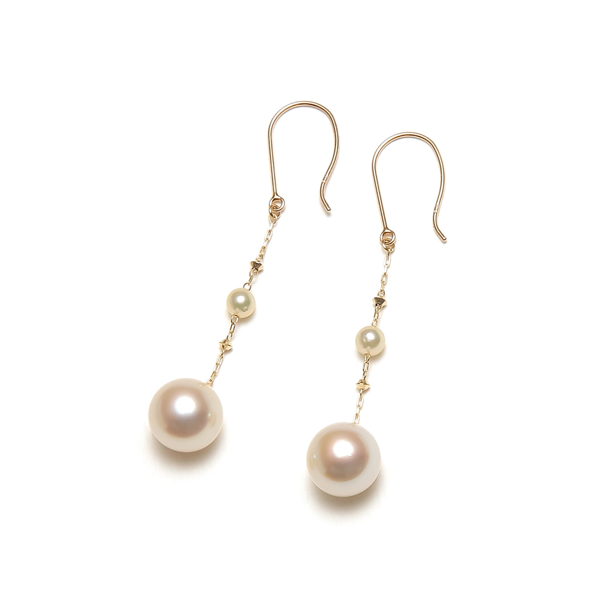 パール K14ピアス(アコヤ真珠/6月誕生石)《M0130004》