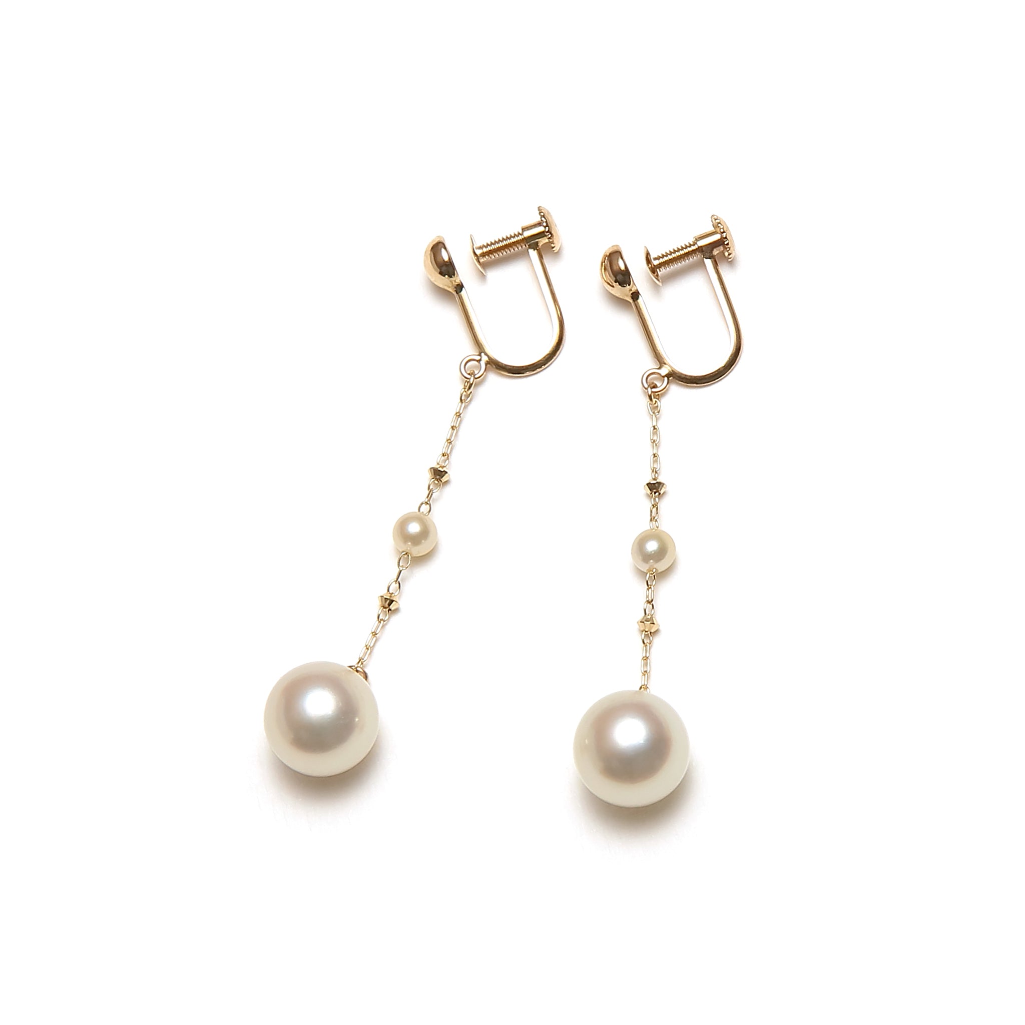 パール K14イヤリング(アコヤ真珠/6月誕生石)《M0130005》