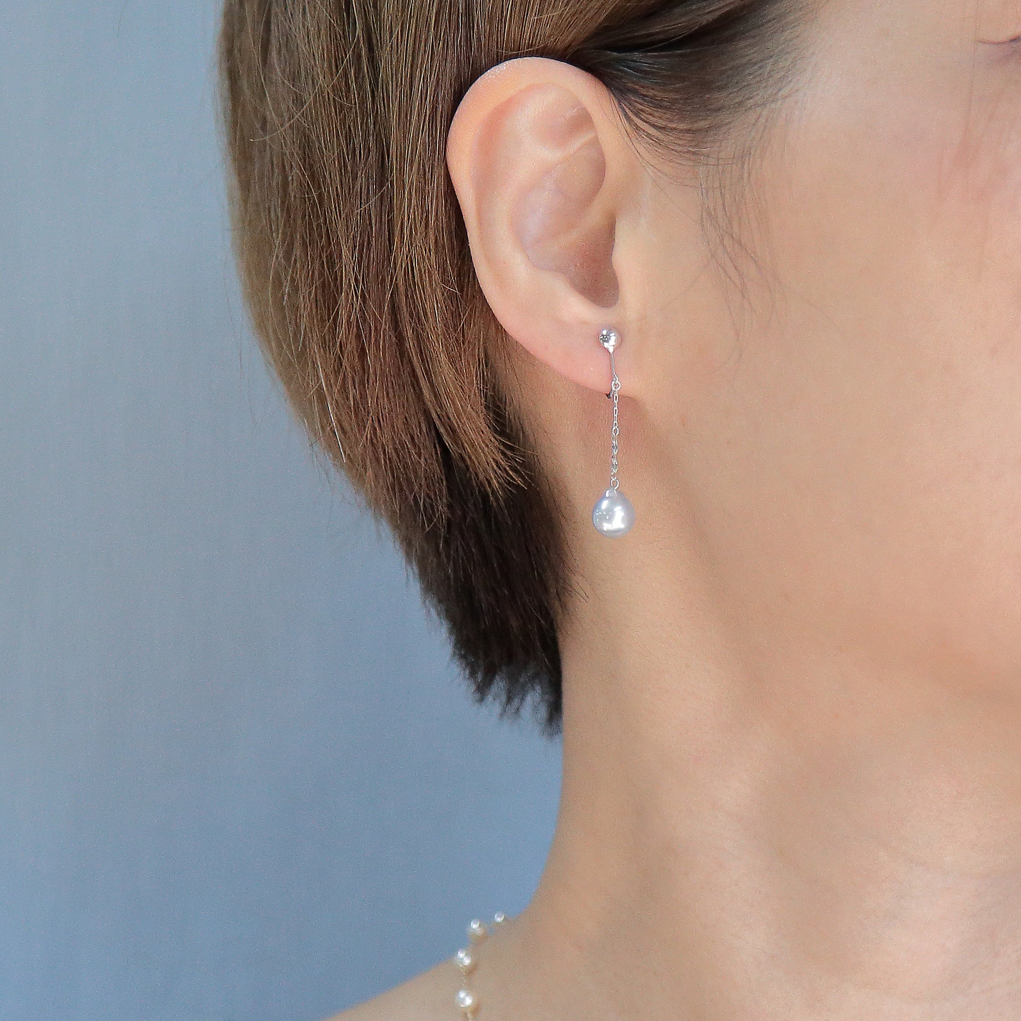 パール K14イヤリング(アコヤ真珠/6月誕生石)《M0130006》