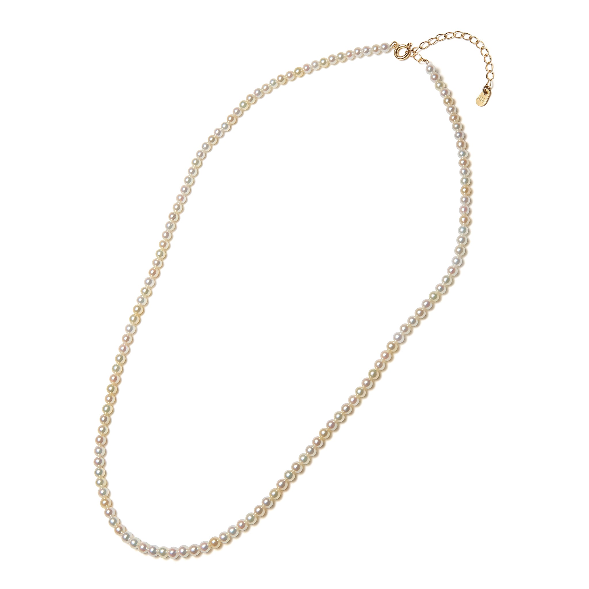 パール K18ネックレス(アコヤ真珠/6月誕生石)《M0130009》