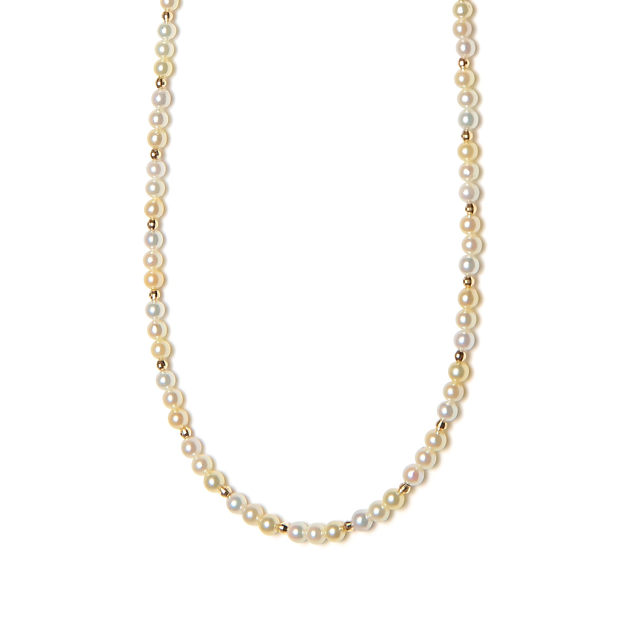 【限定5点】パール K18ネックレス(アコヤ真珠/6月誕生石)《M0130011》