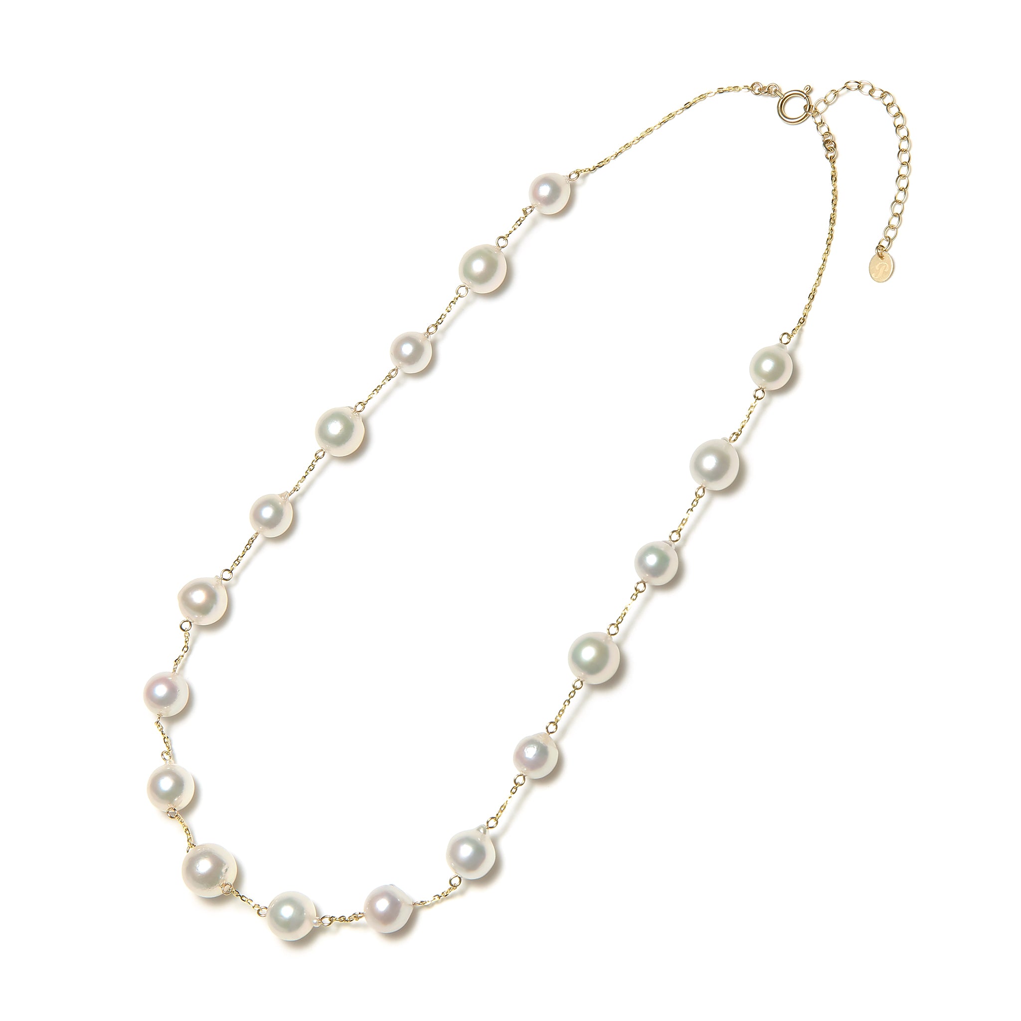 【限定10点】パール K18/K14ネックレス(アコヤ真珠/6月誕生石)《M0130012》