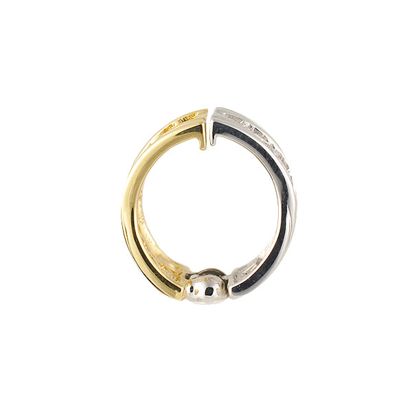 K18イヤリング(ピアリング/マルチカラー/リバーシブル)《OESY1075》