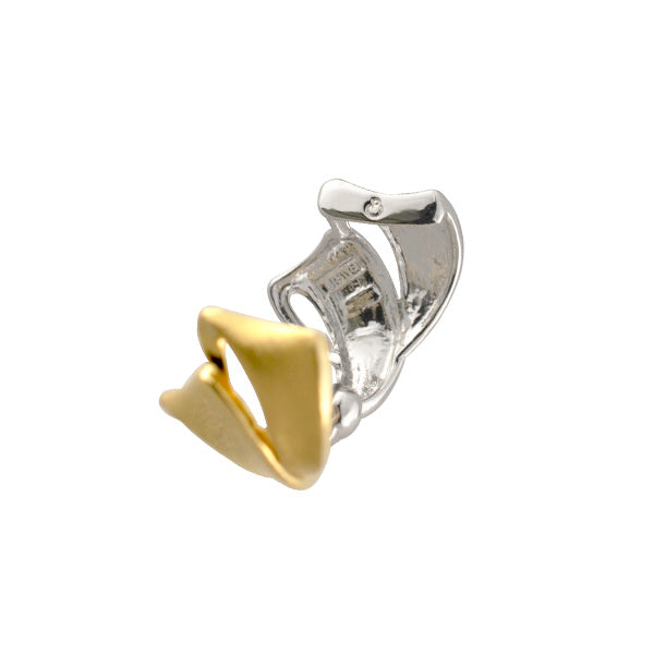 K18イヤリング(ピアリング/マルチカラー/リバーシブル/マット)《OESY1078》