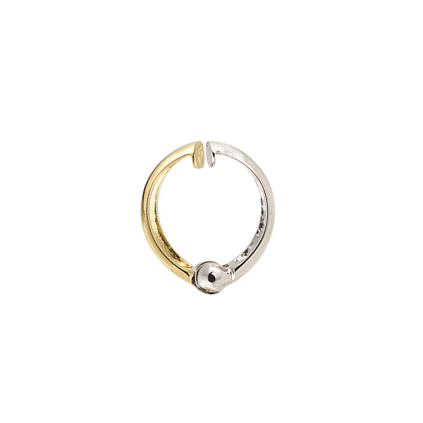 K18イヤリング(ピアリング/リバーシブル)《OESY1080》