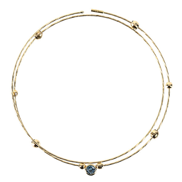 アレキサンドライト K18ブレスレット(クレサンベール/モンプレジール/フリーサイズ/6月誕生石)《WBCA4014》