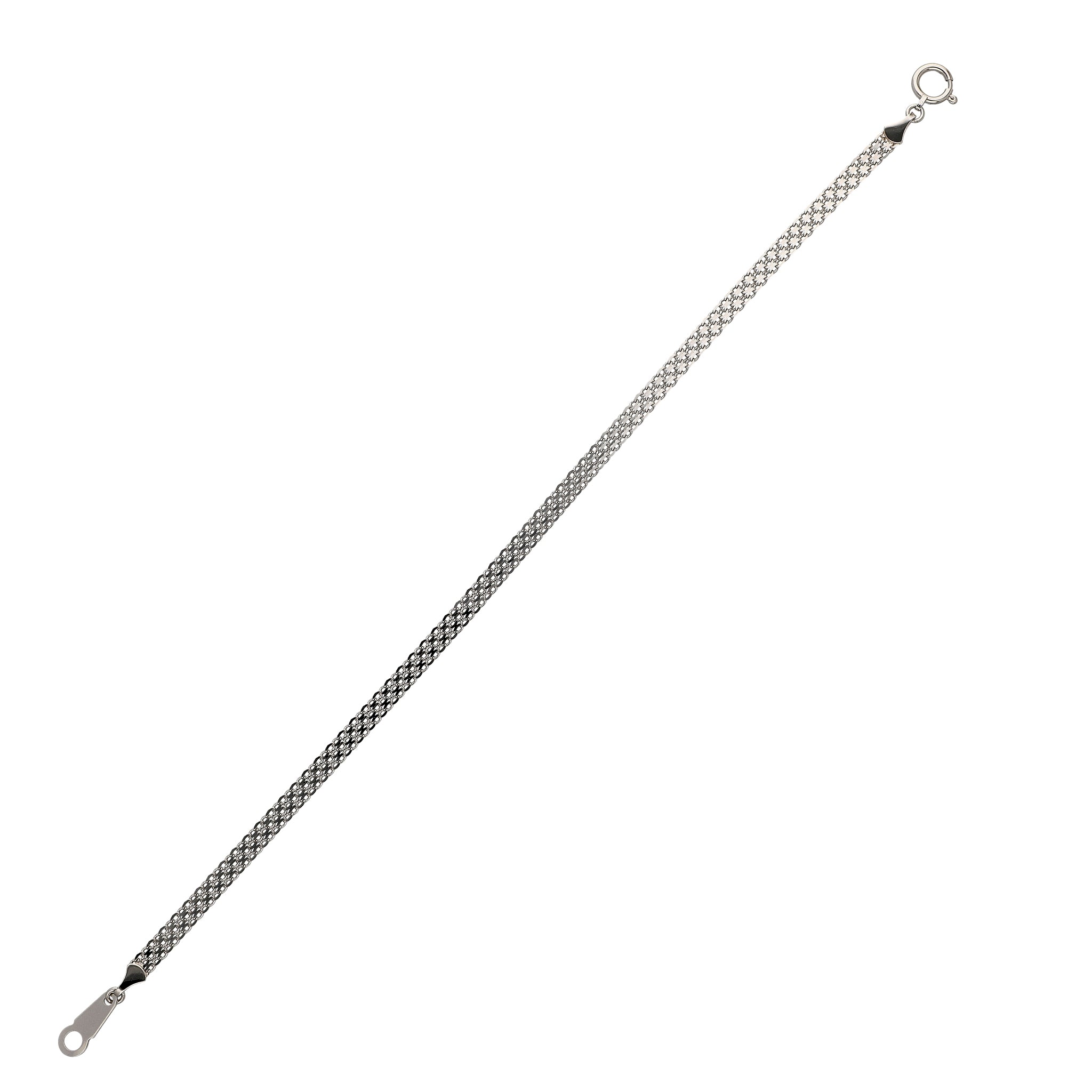 プラチナブレスレット(アズキビスマルク/幅3.0mm/PT850)《WBCY4178》