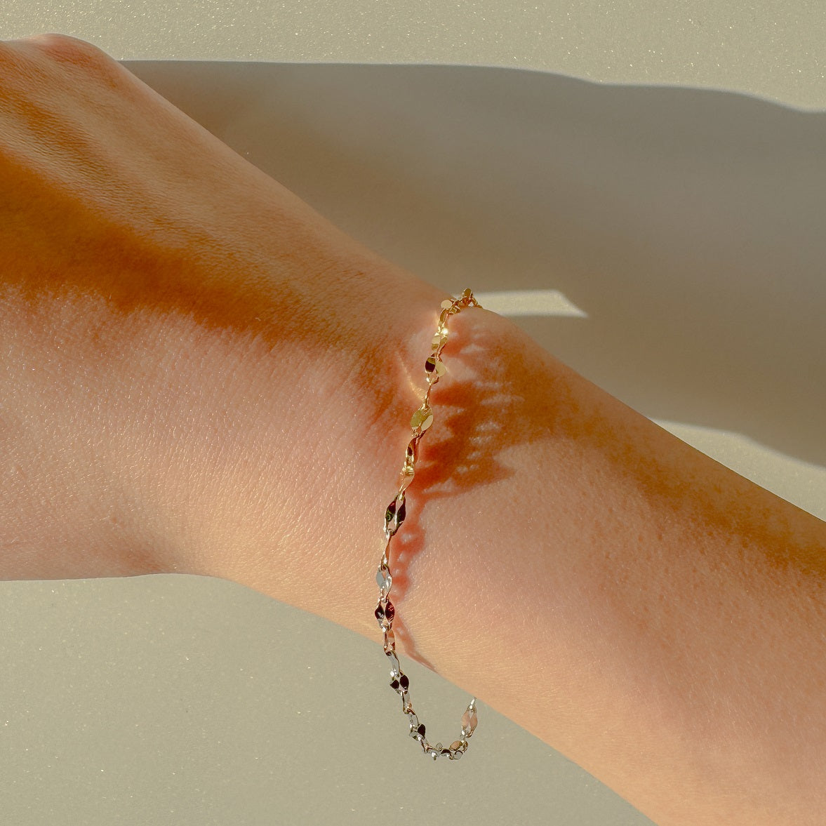 K24/PT999ブレスレット(純金/純プラチナ)《WBCY4179》