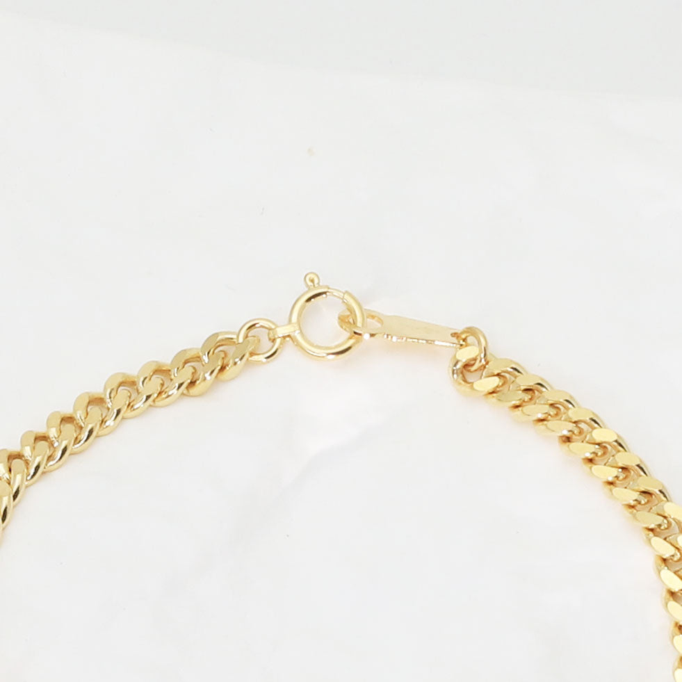 【5点限定】K18イエローゴールドブレスレット(喜平2面シングルカット/10g/18cm)≪JBCY2042≫