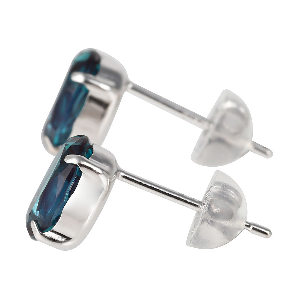 アレキサンドライト K18ピアス(クレサンベール/オーバル/6月誕生石)《WEPA4101》