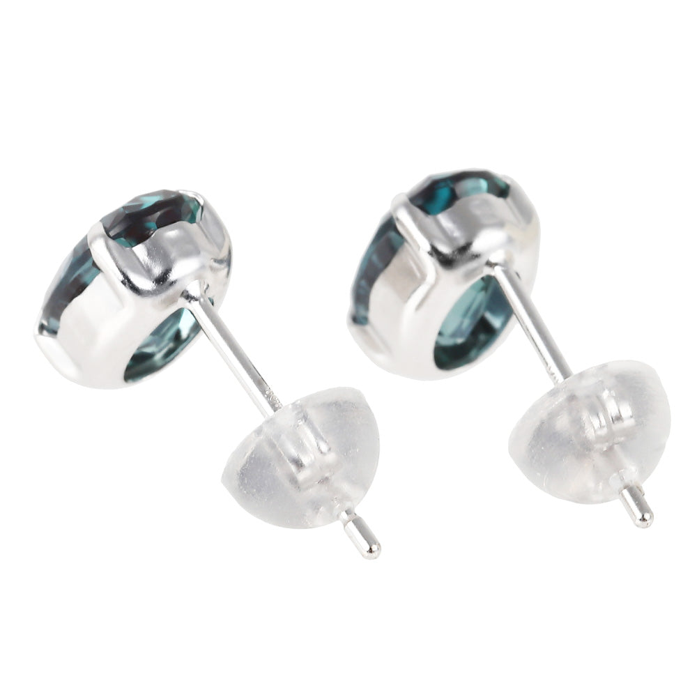 アレキサンドライト K18ピアス(クレサンベール/オーバル/6月誕生石)《WEPA4101》