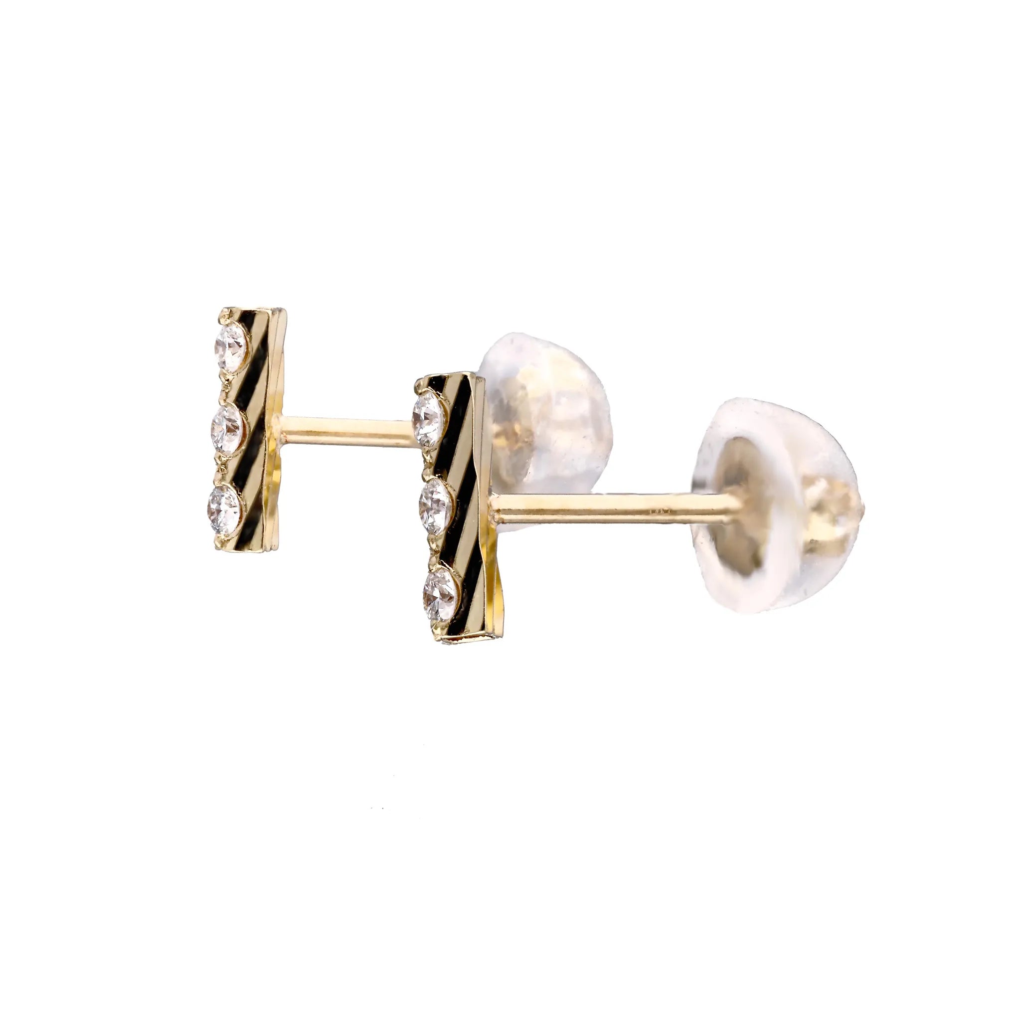 ダイヤモンド K18ピアス(エアロセッティング/スタッド)《WEPD4281》