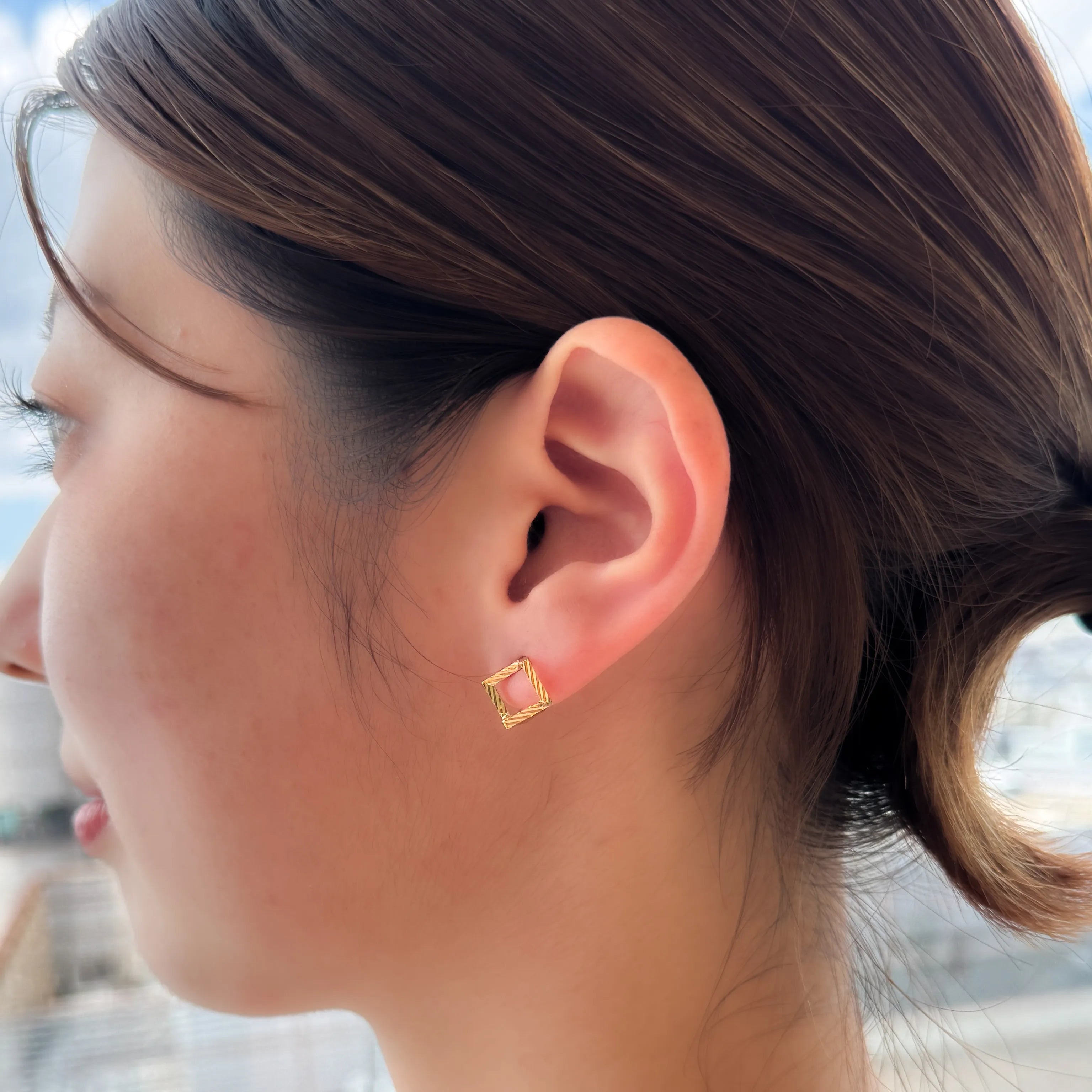 K18ピアス(コネクトシリーズ)《WEPY4284》