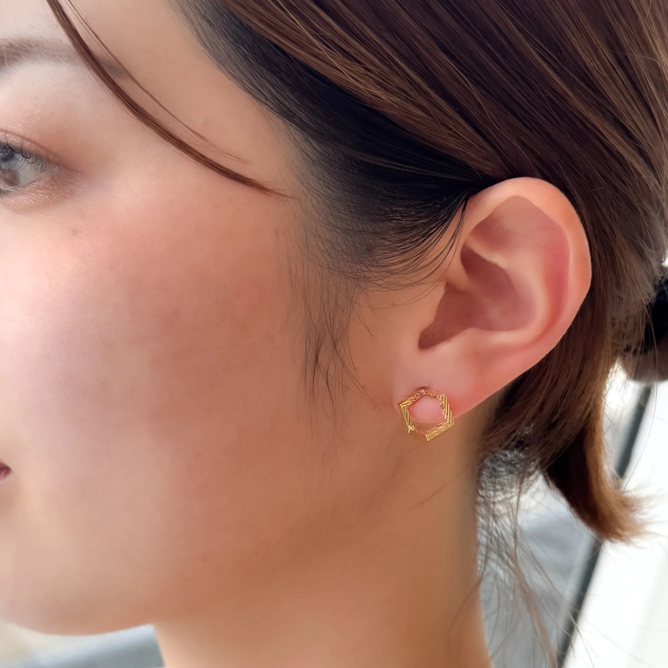 K18ピアス(コネクトシリーズ)《WEPY4284》