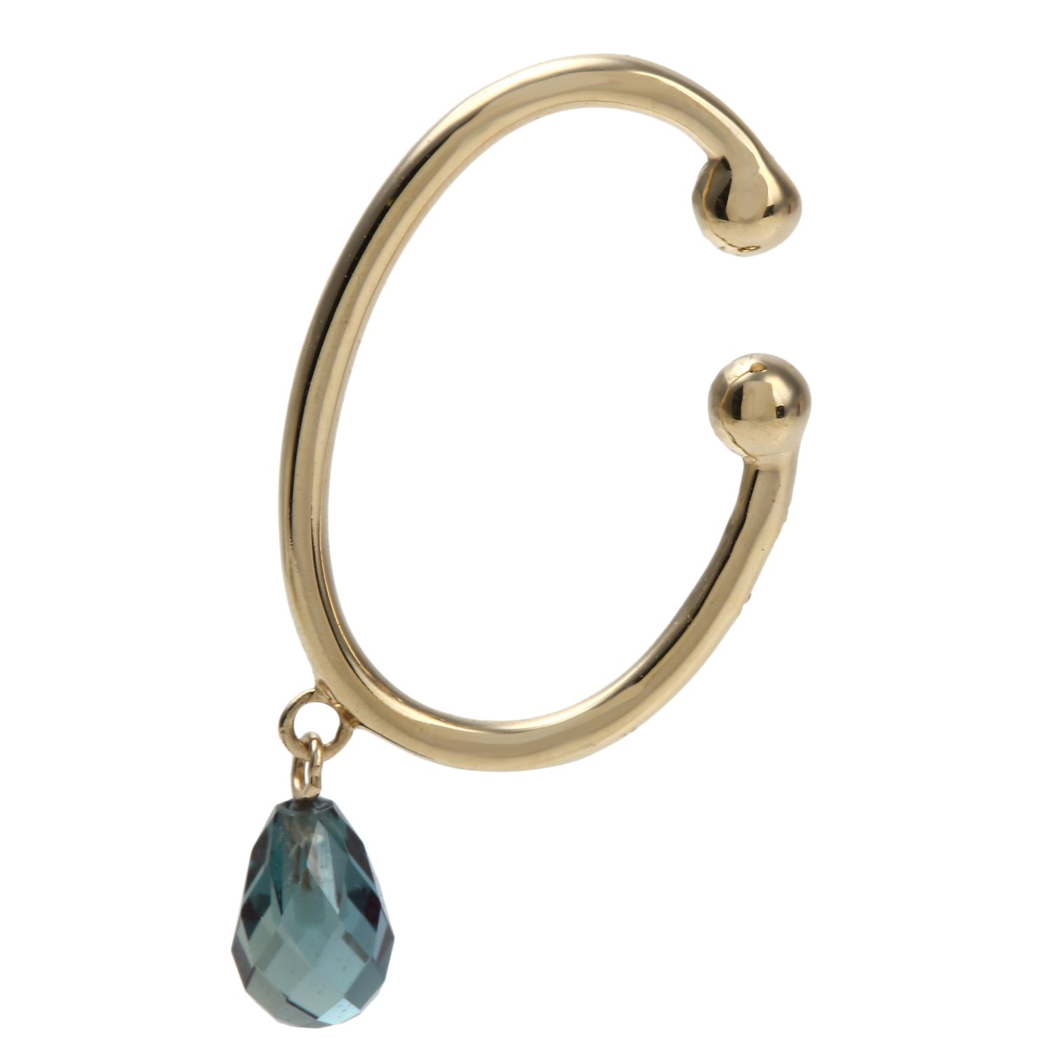 アレキサンドライト K10イヤーカフ(クレサンベール/ブリオレット/モンプレジール/6月誕生石)《WESA4001》