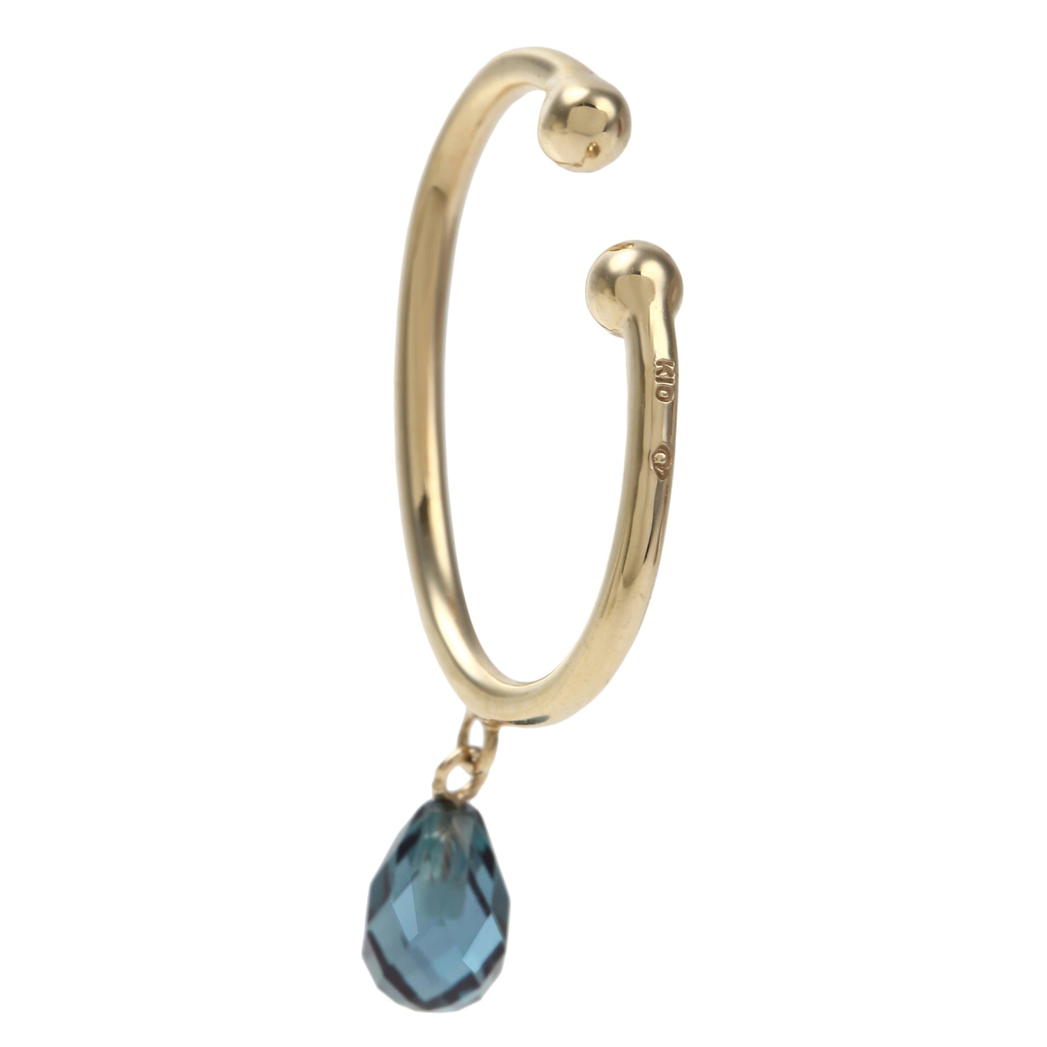 アレキサンドライト K10イヤーカフ(クレサンベール/ブリオレット/モンプレジール/6月誕生石)《WESA4001》