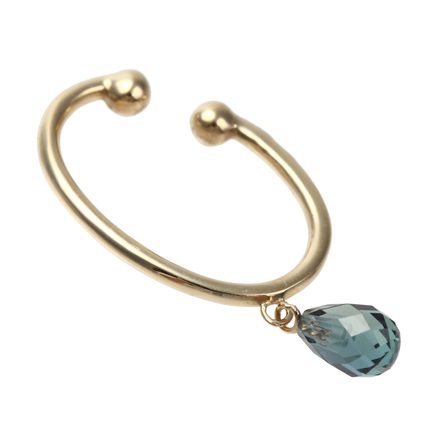 アレキサンドライト K10イヤーカフ(クレサンベール/ブリオレット/モンプレジール/6月誕生石)《WESA4001》