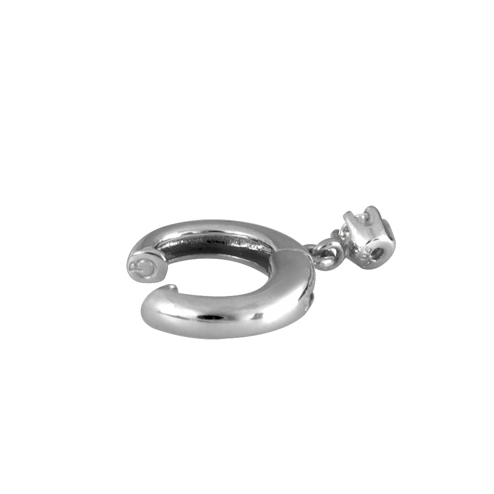 ダイヤモンド プラチナイヤリング(計0.1カラット/ピアリング/4月誕生石)《WESD3533》