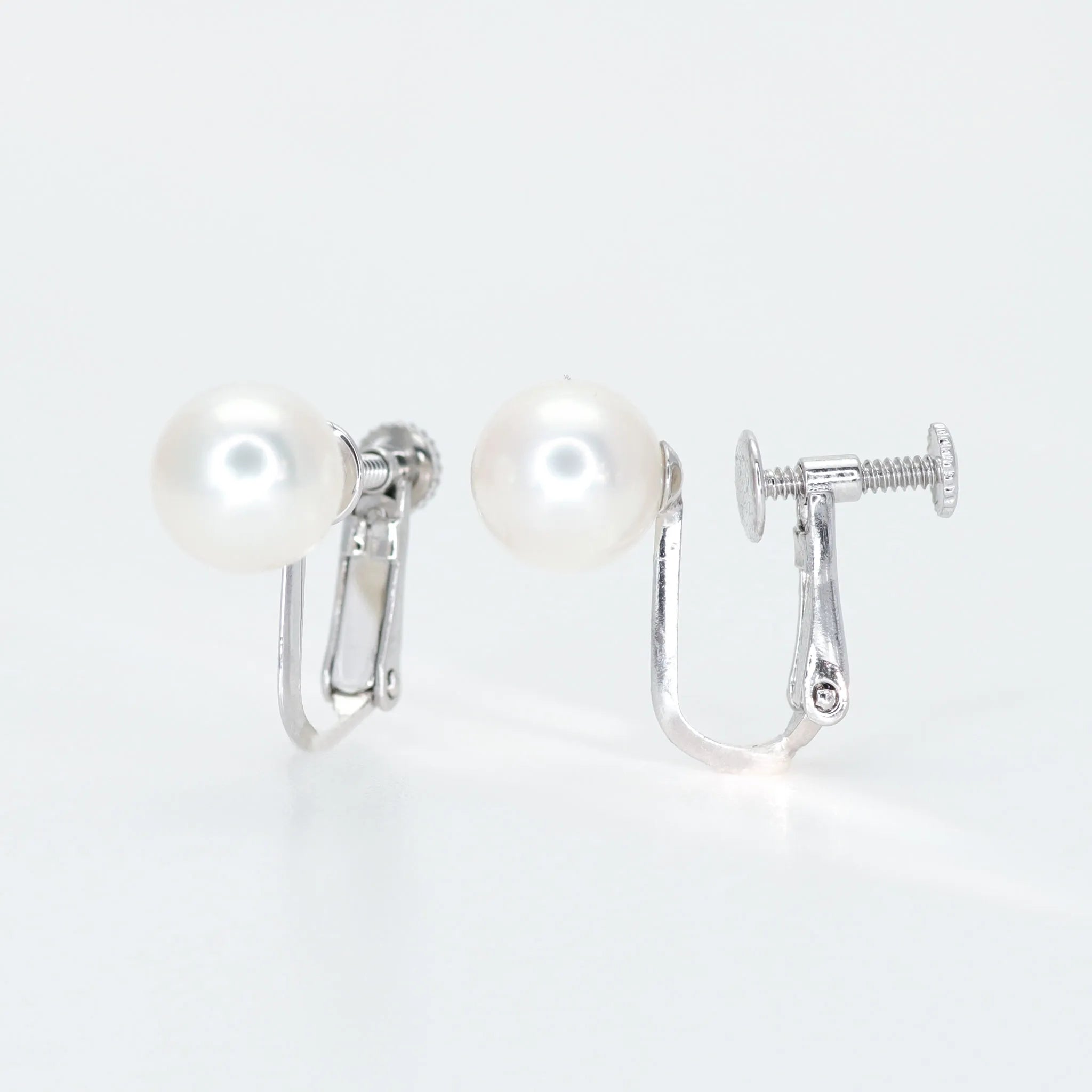 パール シルバーイヤリング(アコヤ真珠/8.0mm~8.5mm/6月誕生石)《WESQ3097》