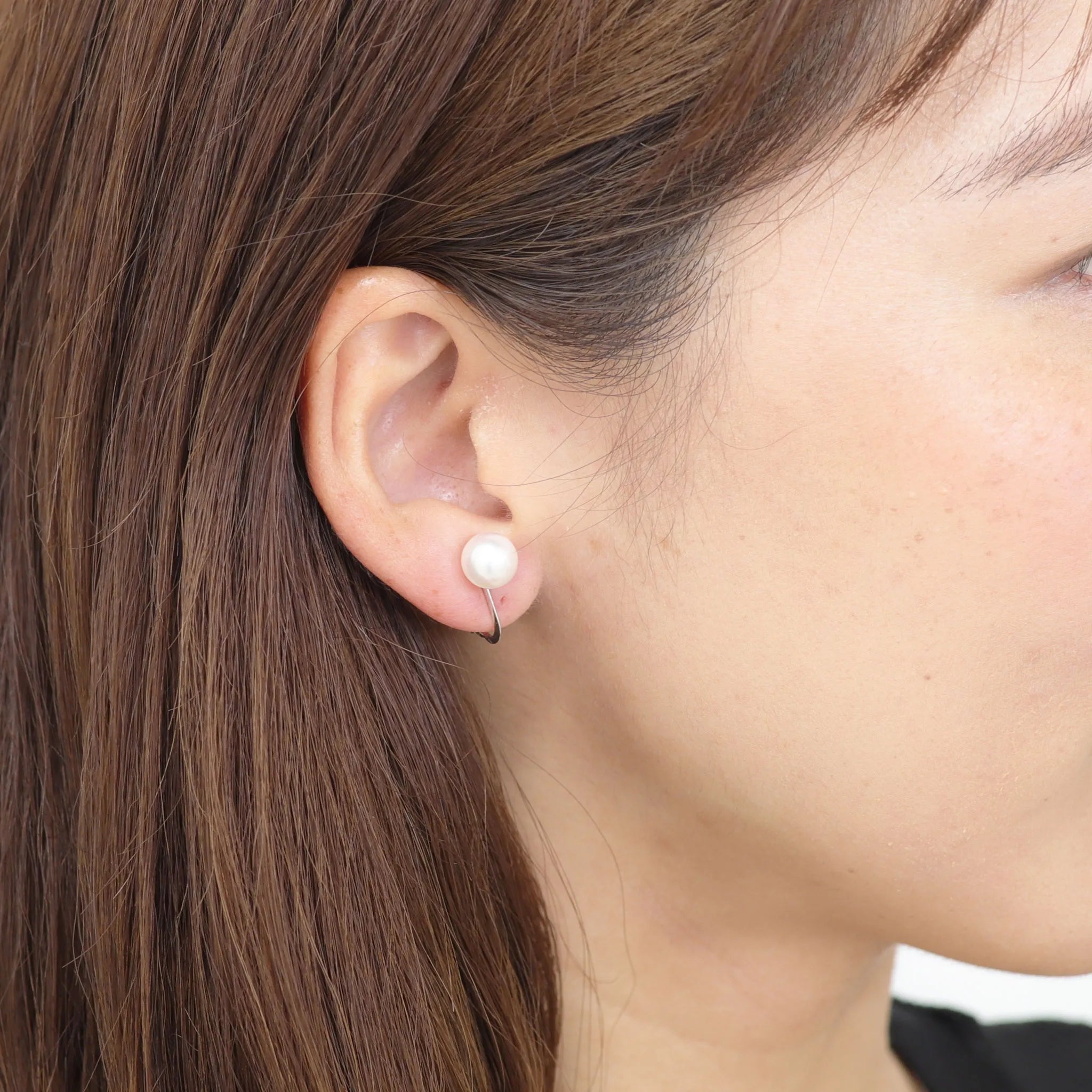 パール シルバーイヤリング(アコヤ真珠/8.0mm~8.5mm/6月誕生石)《WESQ3097》