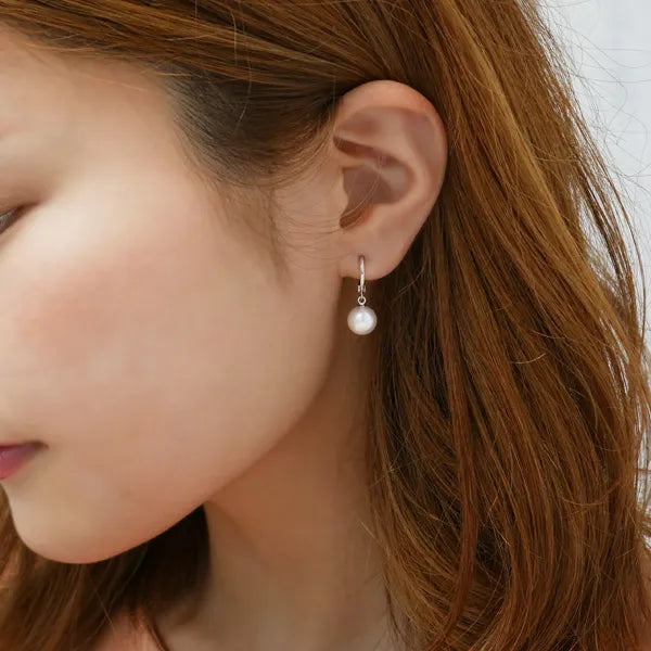 パール K14イヤリング(アコヤ真珠 /8.0mmUP/ピアリング/6月誕生石)《WESQ3727》