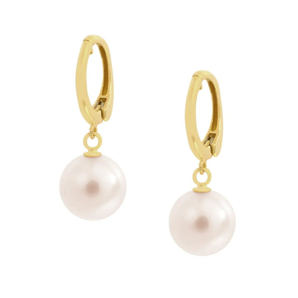 パール K18イヤリング(アコヤ真珠 /8.0mmUP/ピアリング/6月誕生石)《WESQ3728》