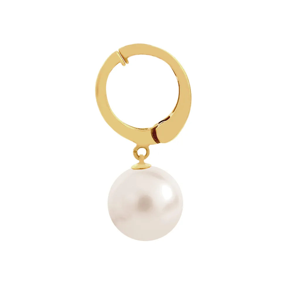 パール K18イヤリング(アコヤ真珠 /8.0mmUP/ピアリング/6月誕生石)《WESQ3728》